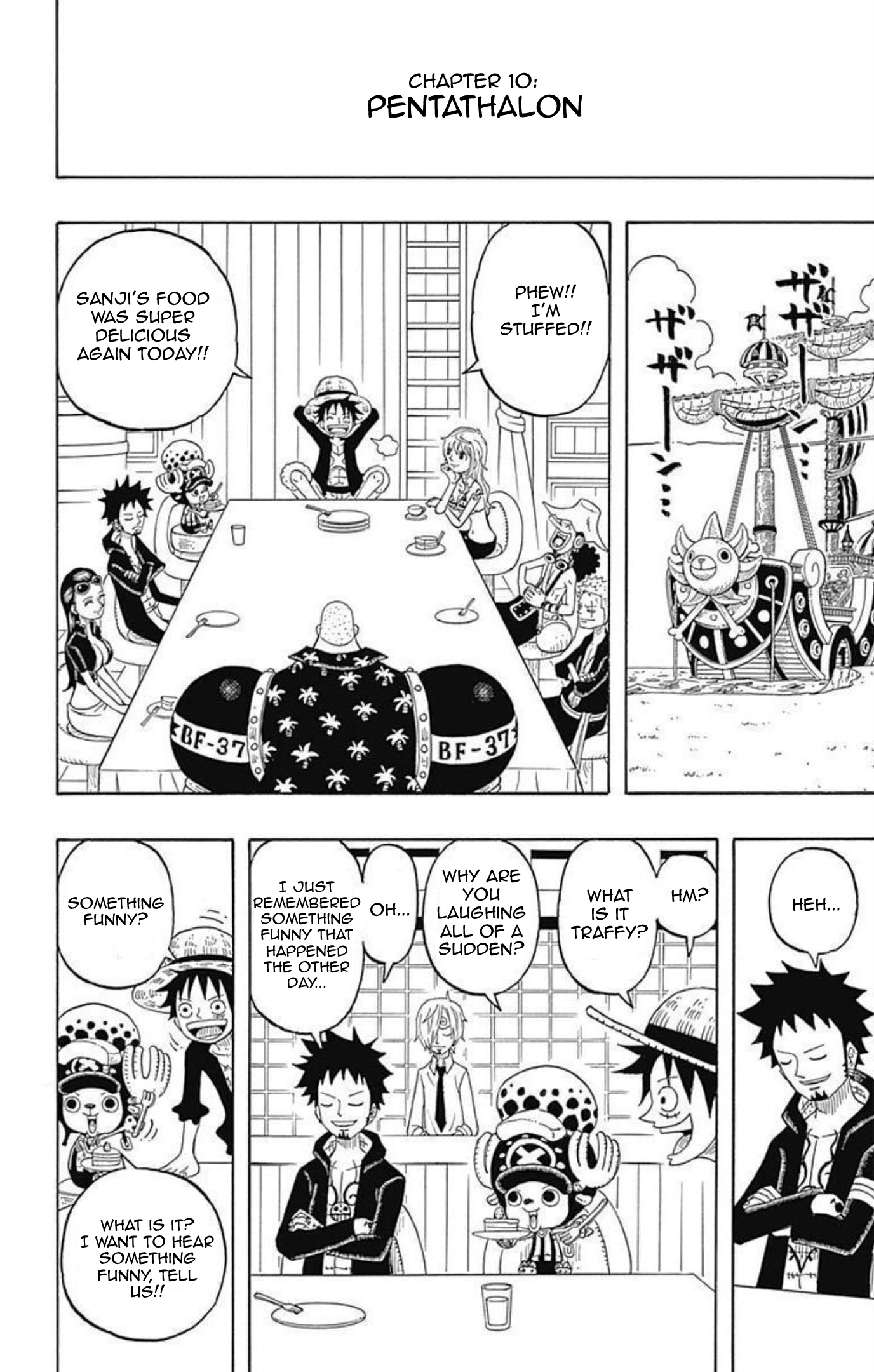 Halaman dari One Piece Party Chapter 10