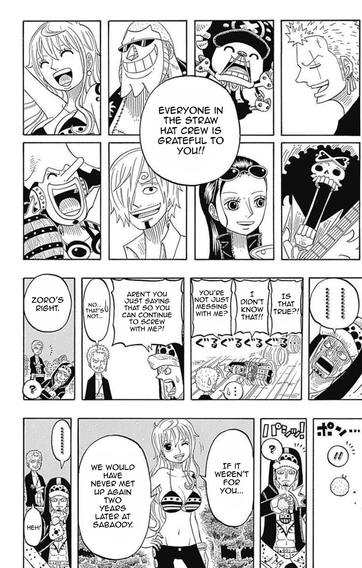 Halaman dari One Piece Party Chapter 10
