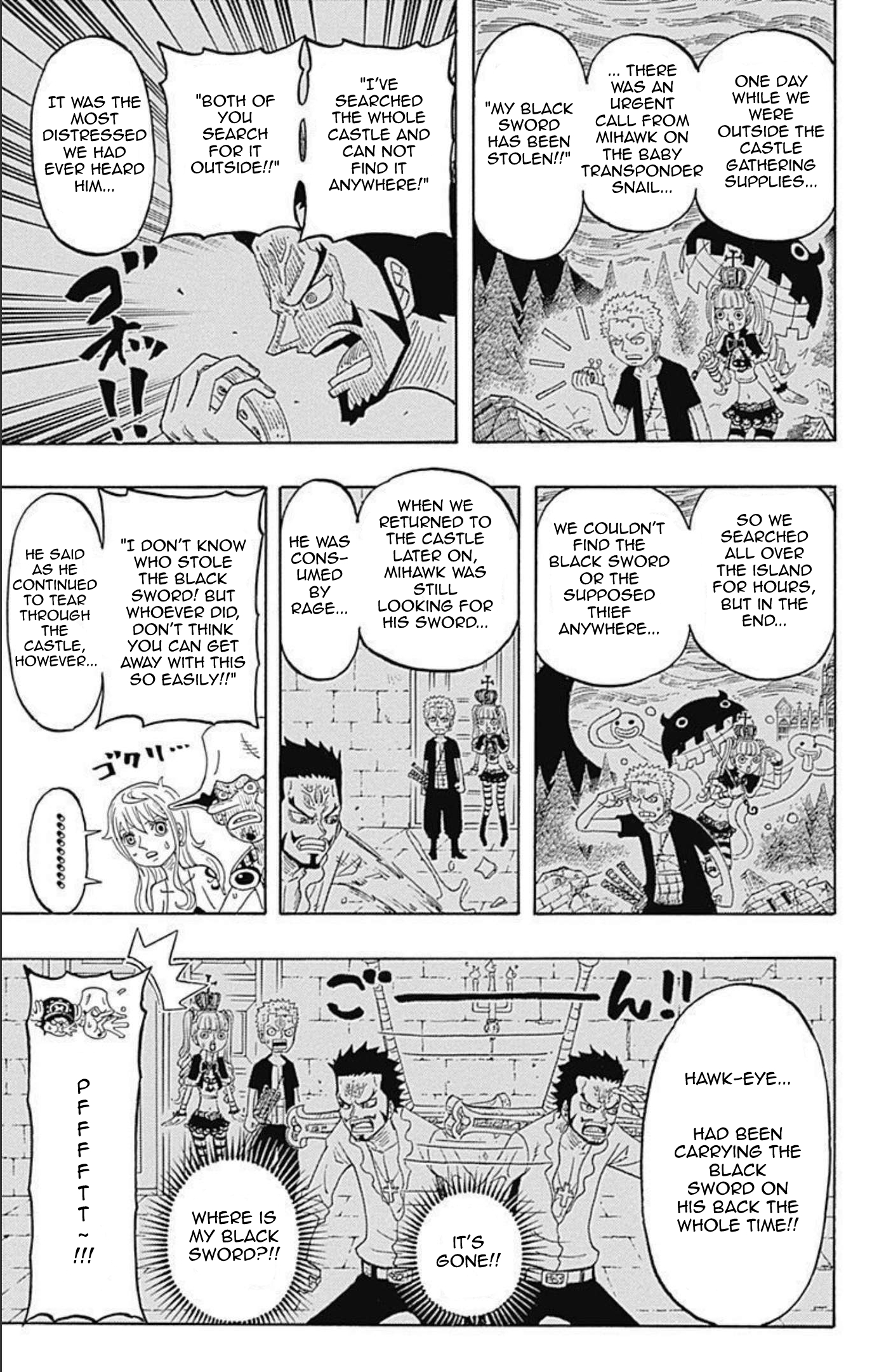 Halaman dari One Piece Party Chapter 10