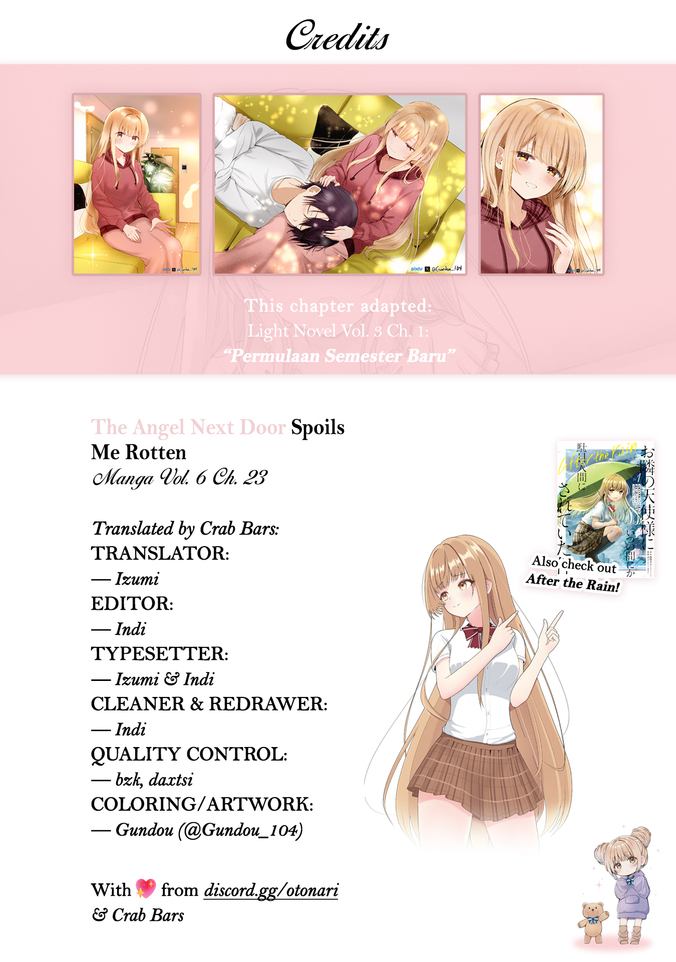 Otonari no Tenshi-sama ni Itsunomanika Dame Ningen ni Sareteita Ken Chapter 23.4 - halaman 10