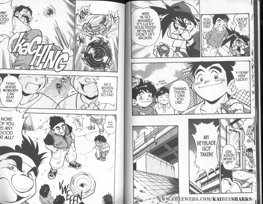 Halaman dari Bakuten Shoot Beyblade Chapter 0.5