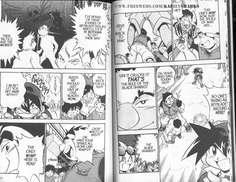 Halaman dari Bakuten Shoot Beyblade Chapter 0.5