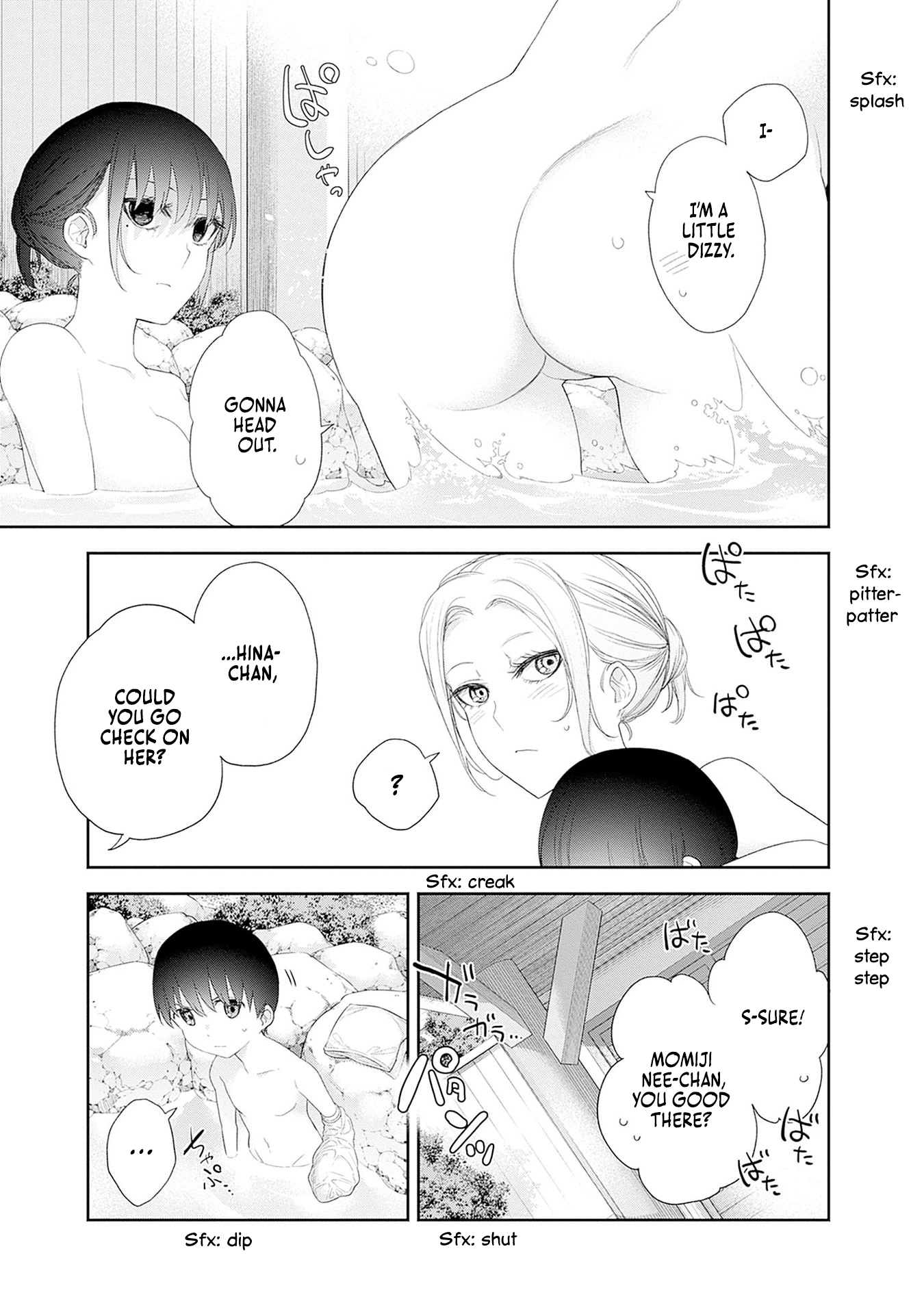 Halaman dari Shikisaki Shimai wa Abakaretai Chapter 36