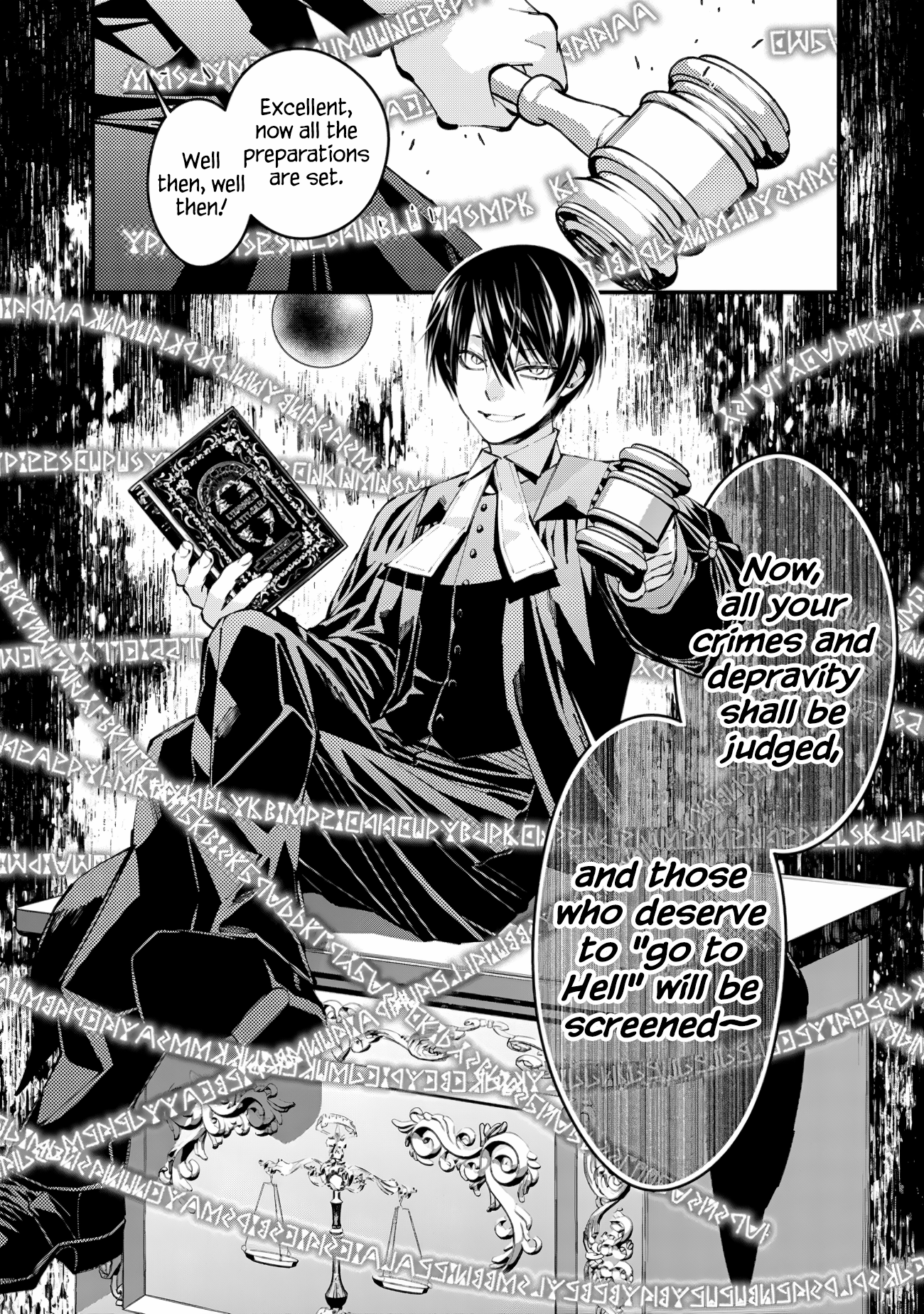 Halaman dari Fukushuu o Koinegau Saikyou Yuusha wa, Yami no Chikara de Senmetsu Musou Suru Chapter 90