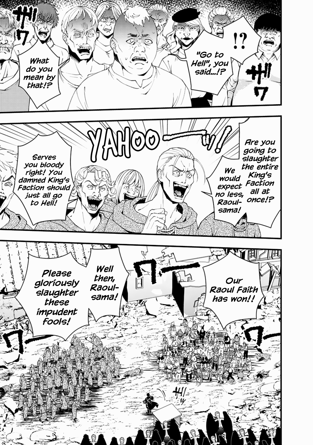 Halaman dari Fukushuu o Koinegau Saikyou Yuusha wa, Yami no Chikara de Senmetsu Musou Suru Chapter 90