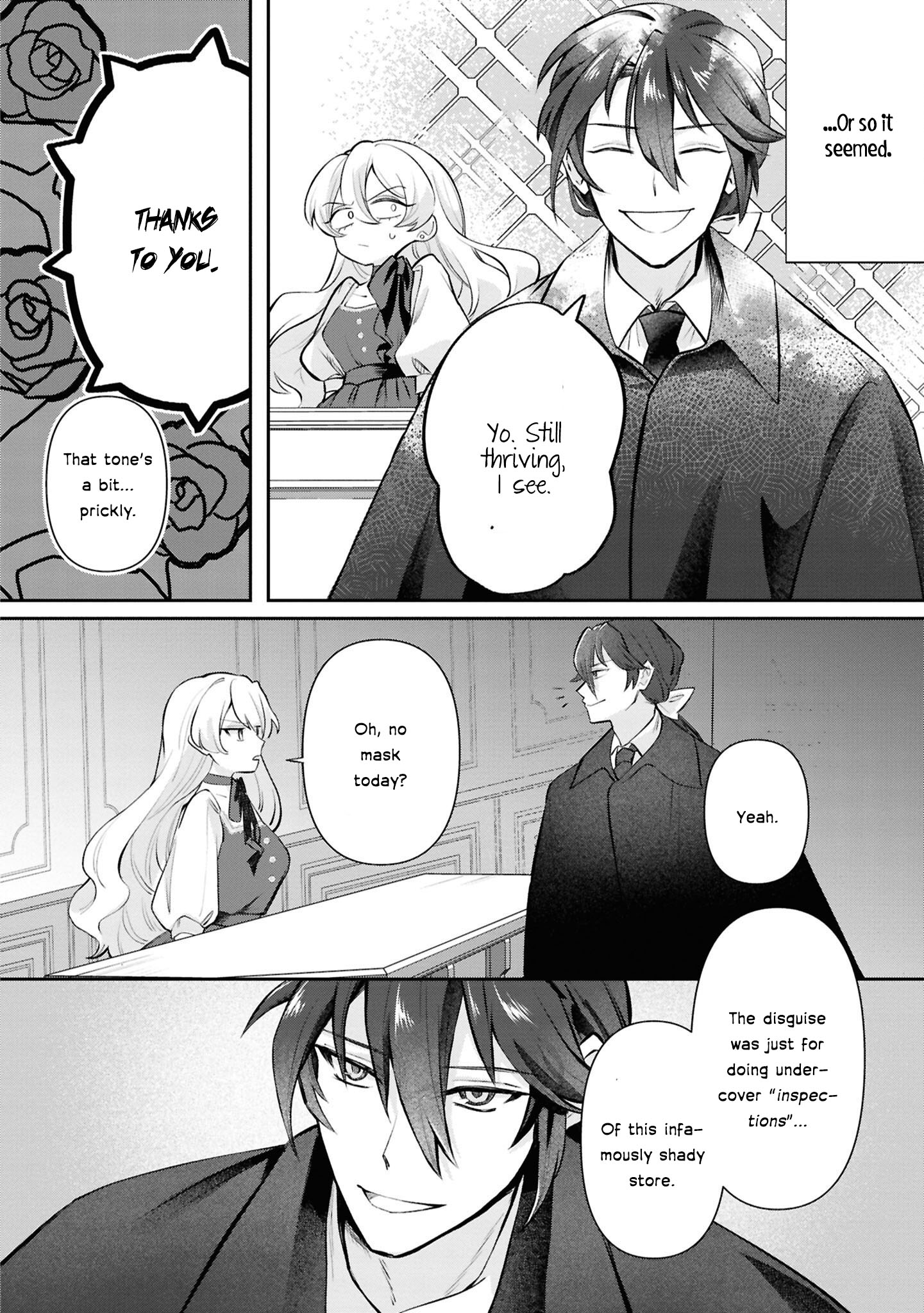 Halaman dari Though I May Be a Villainess, I'll Show You I Can Obtain Happiness! Chapter 2
