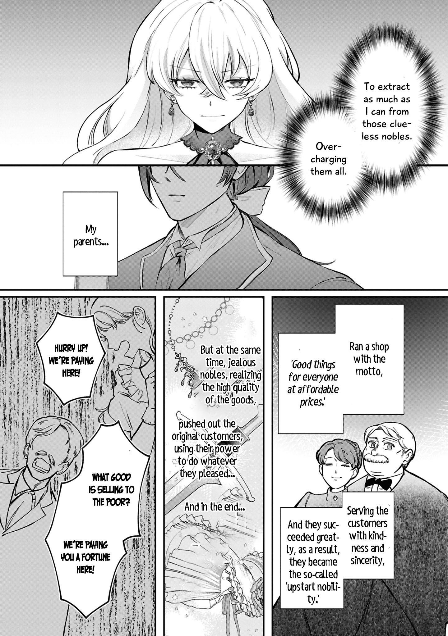 Halaman dari Though I May Be a Villainess, I'll Show You I Can Obtain Happiness! Chapter 2