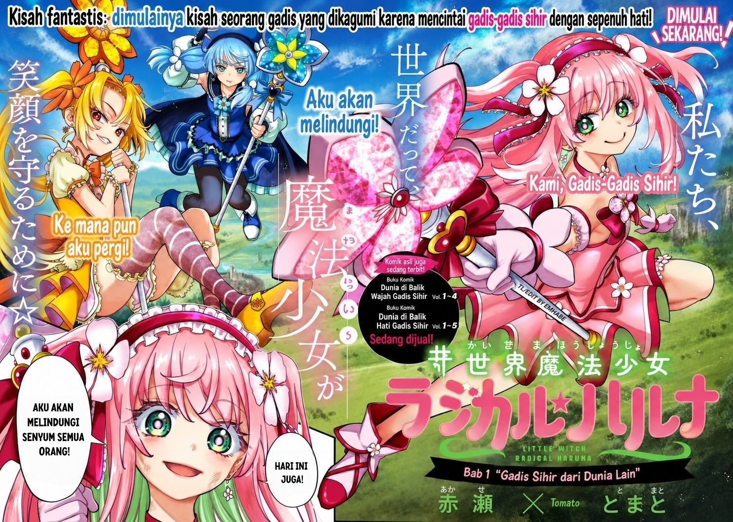 Isekai Mahou Shoujo Radical☆Haruna Chapter 1 - halaman 3