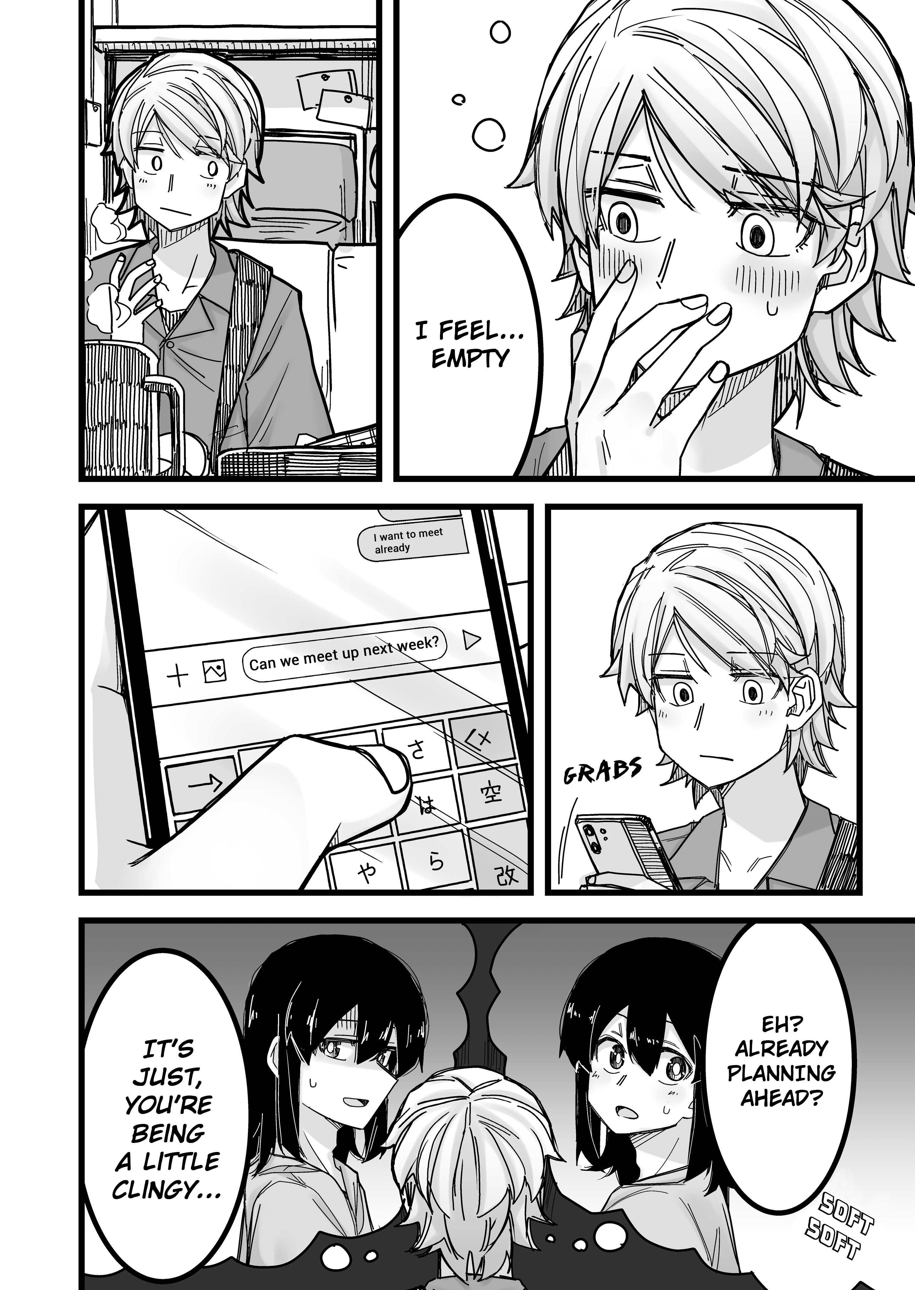 Halaman dari Ikemen Joshi to Josou Danshi Chapter 18