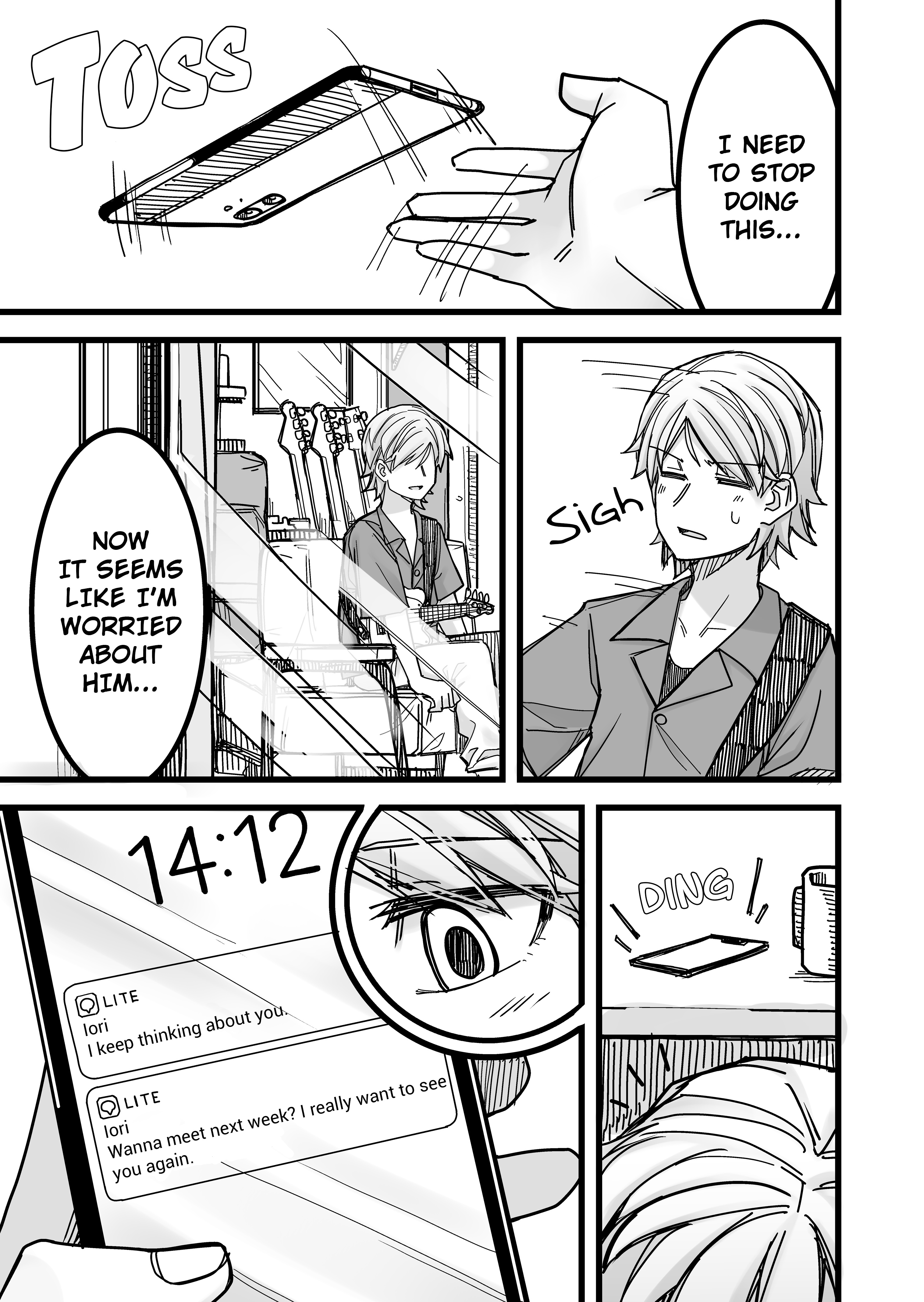 Halaman dari Ikemen Joshi to Josou Danshi Chapter 18