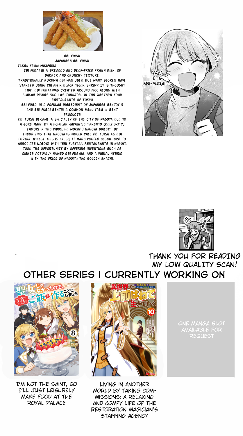 Seijo ja Nakatta node, Oukyuu de Nonbiri Gohan wo Tsukuru Koto ni Shimashita Chapter 25 Page 29