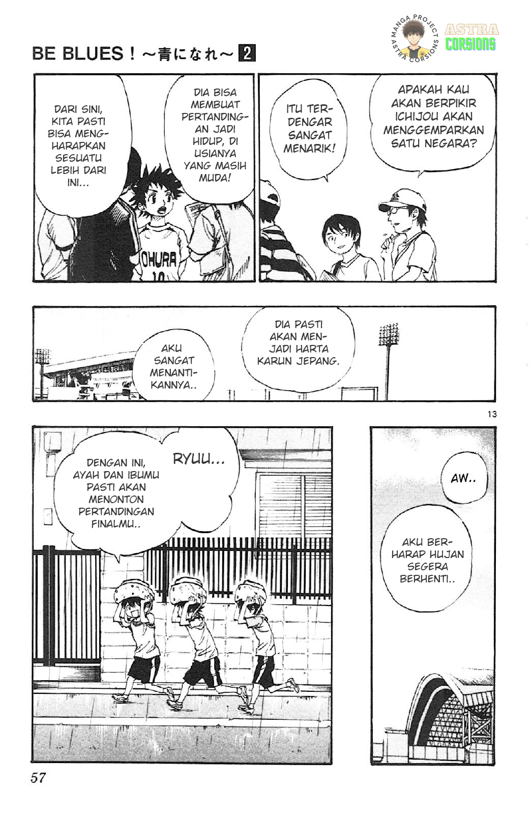 Be Blues! Ao ni Nare Chapter 10 - halaman 13