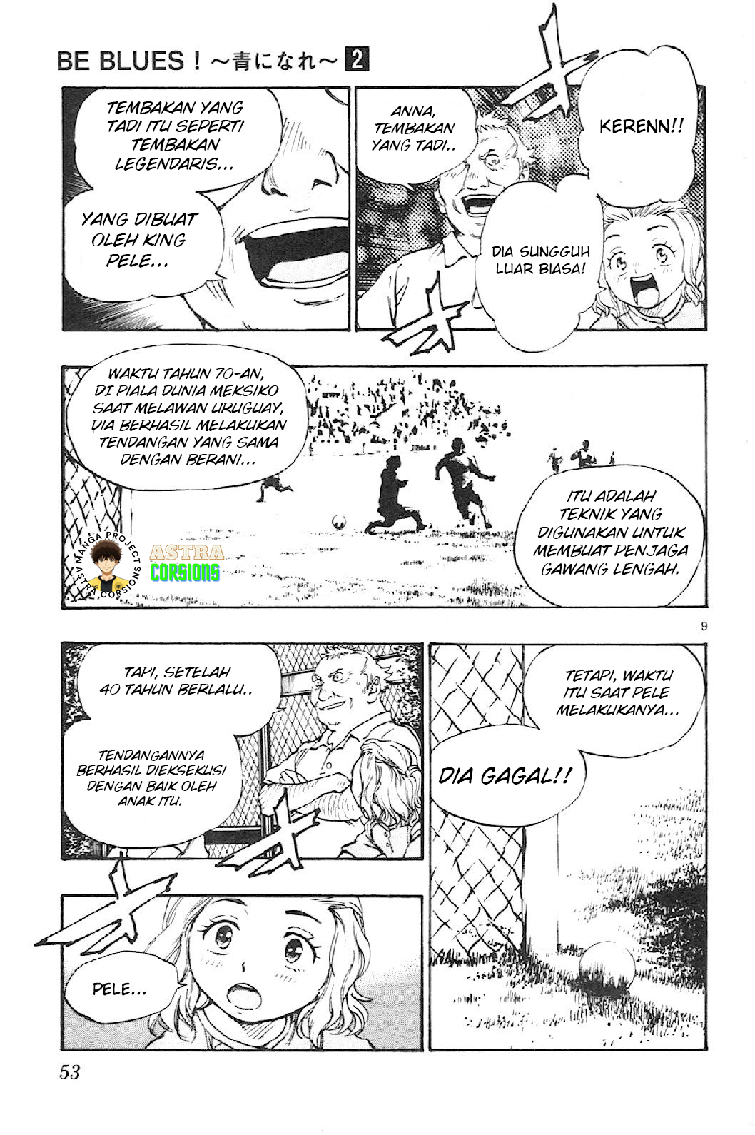 Be Blues! Ao ni Nare Chapter 10 - halaman 9