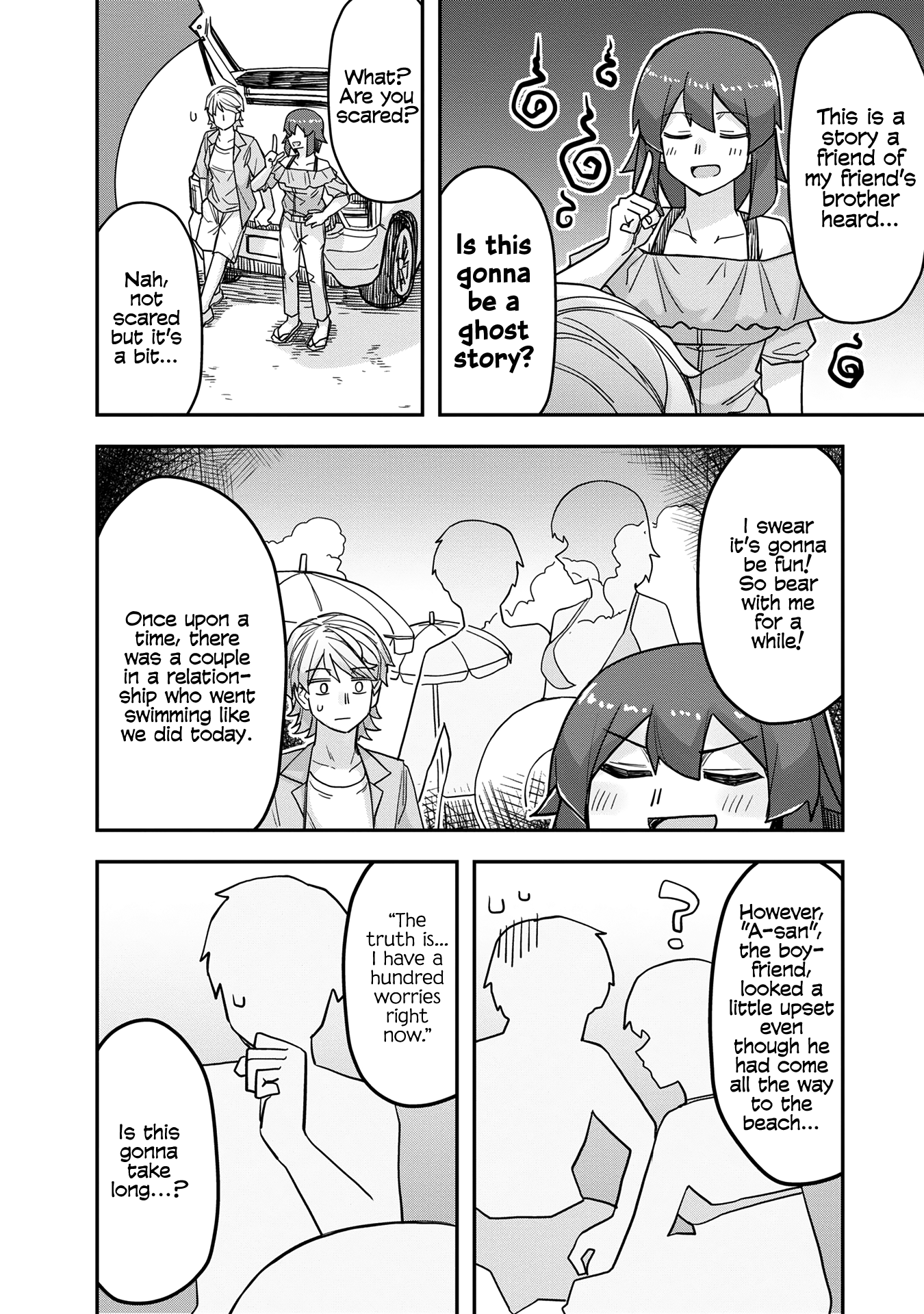 Halaman dari Ikemen Joshi to Josou Danshi Chapter 70.5