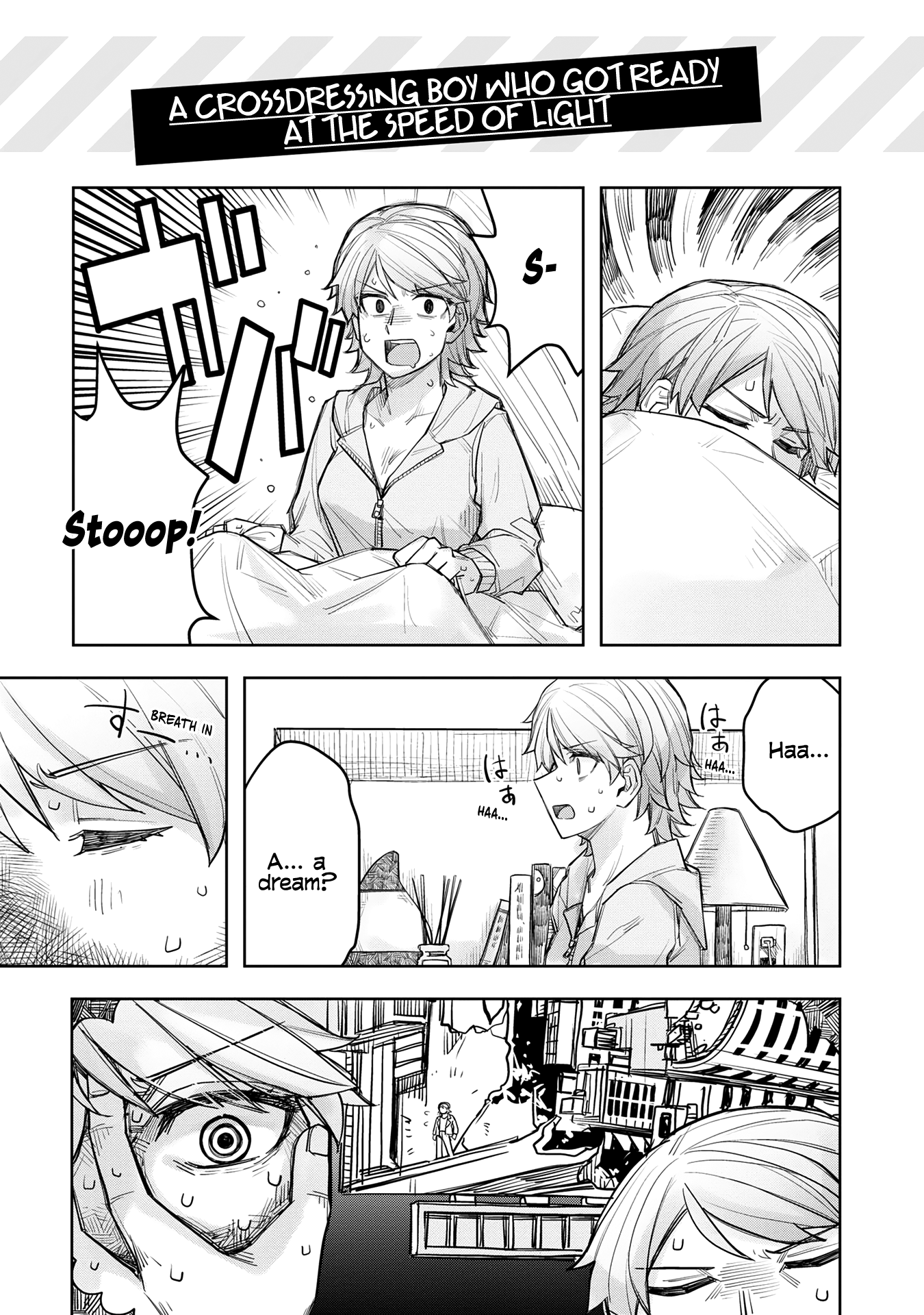 Halaman dari Ikemen Joshi to Josou Danshi Chapter 70.5