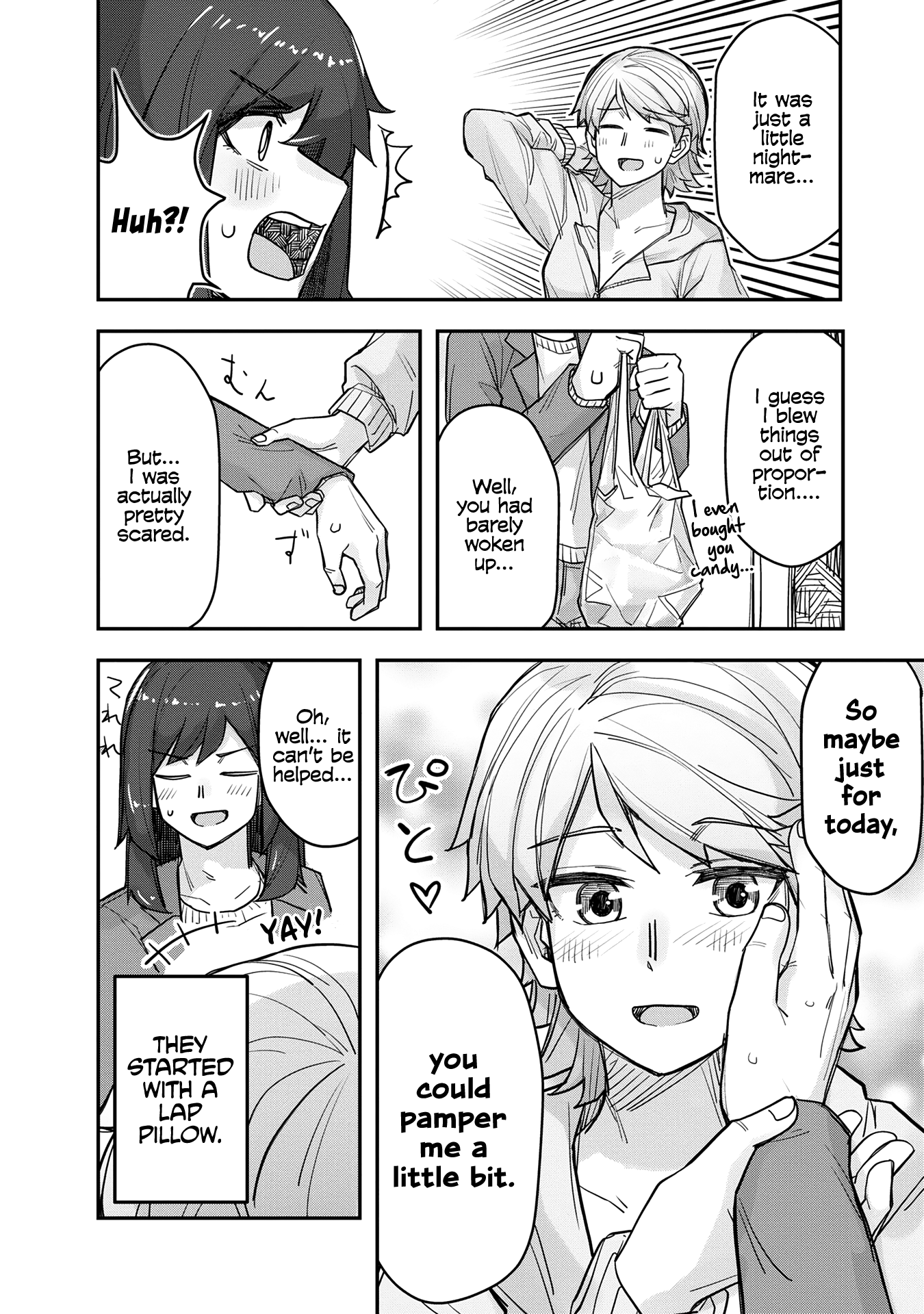 Halaman dari Ikemen Joshi to Josou Danshi Chapter 70.5
