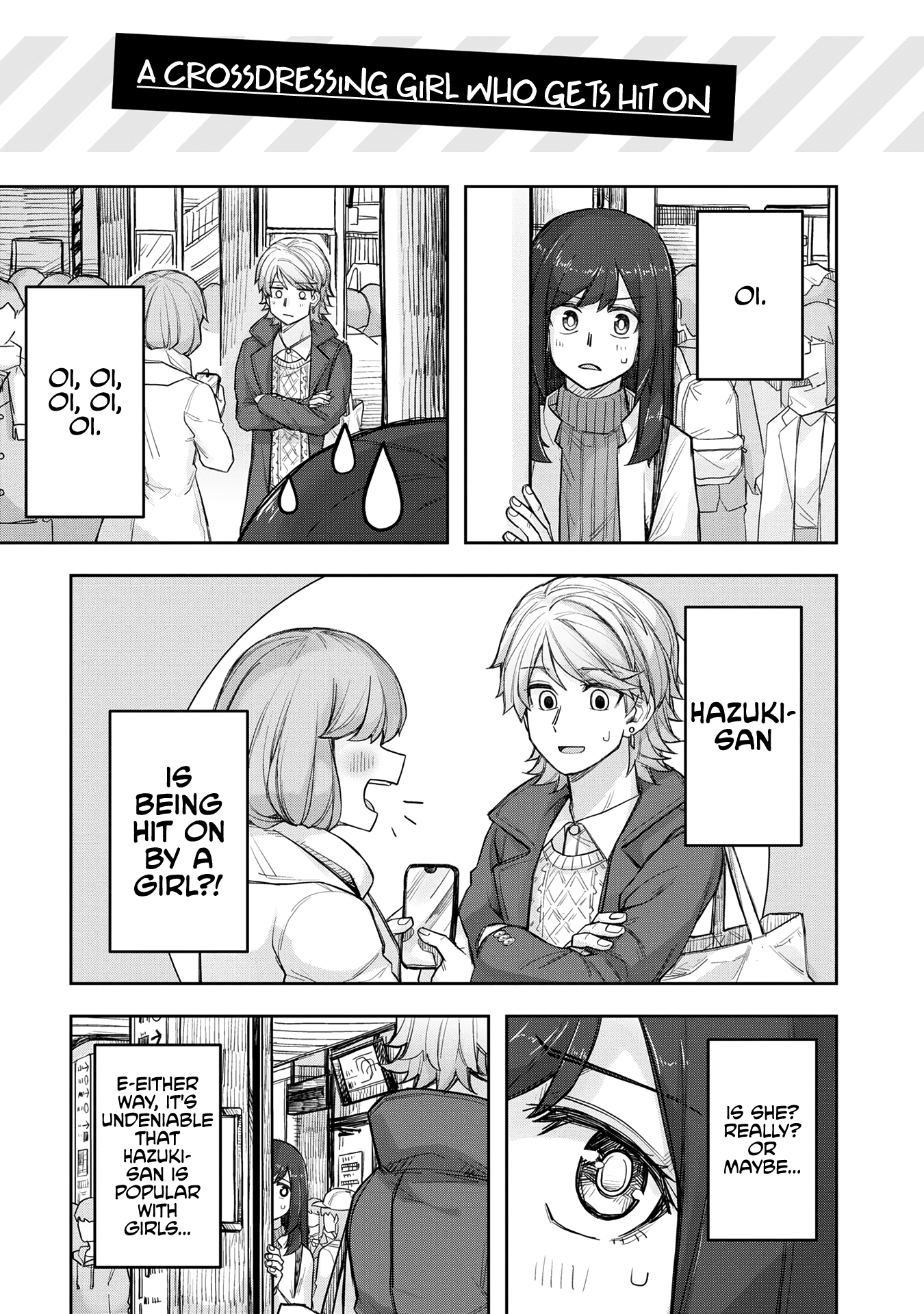 Halaman dari Ikemen Joshi to Josou Danshi Chapter 70.5