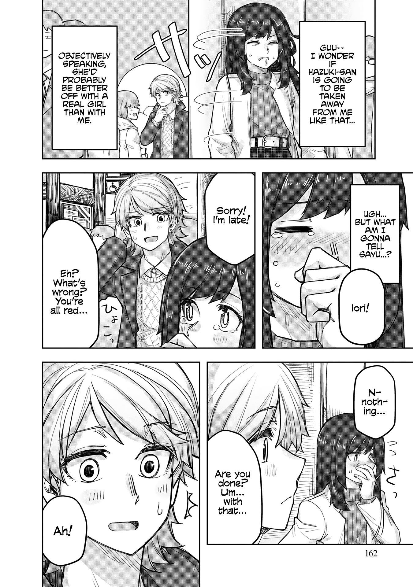 Halaman dari Ikemen Joshi to Josou Danshi Chapter 70.5