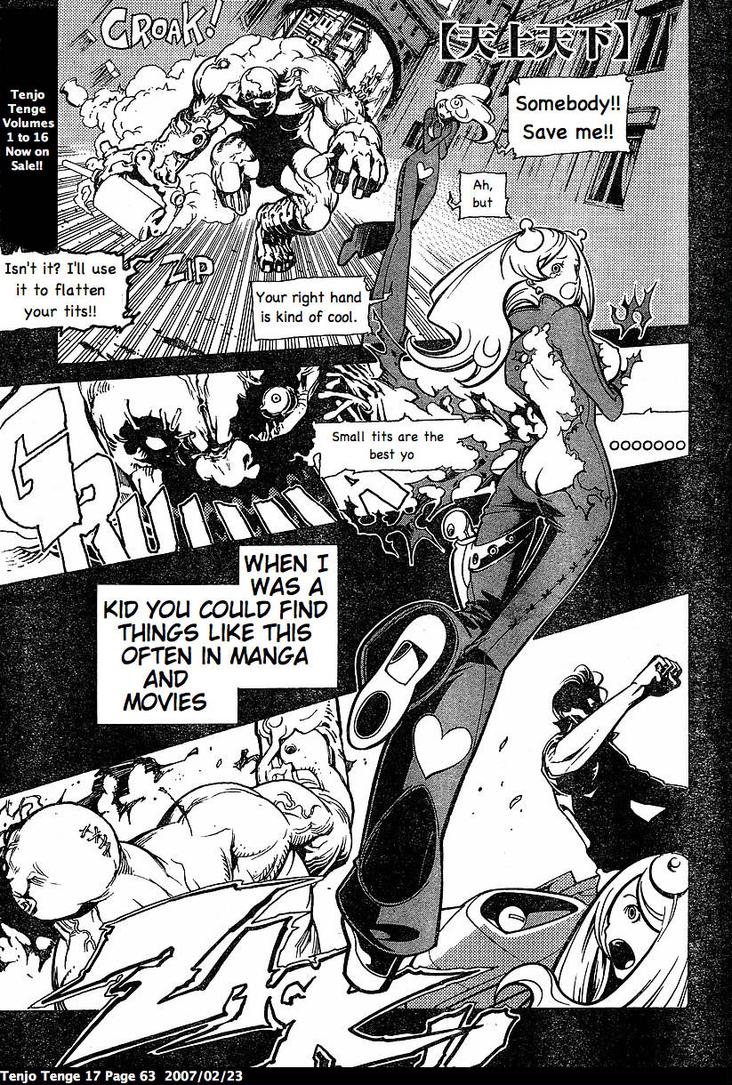 Halaman dari Tenjou Tenge Chapter 102