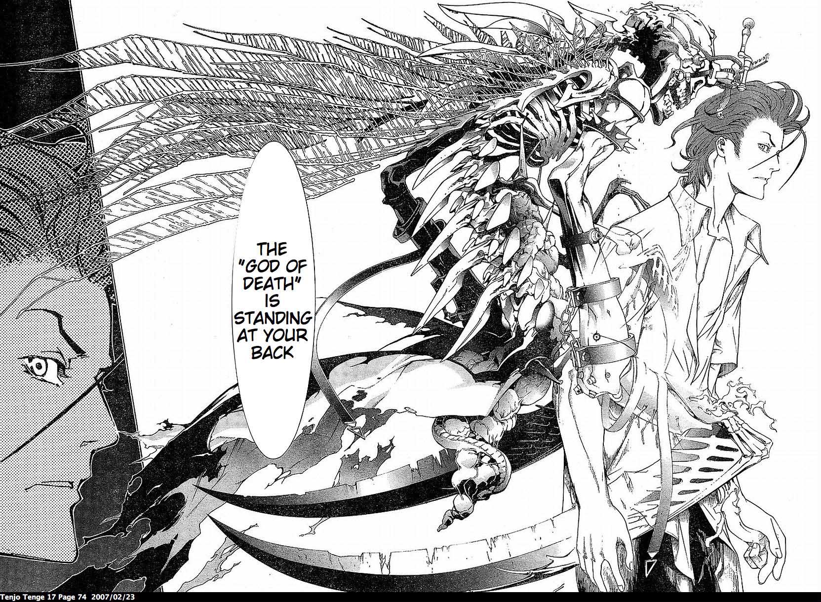Halaman dari Tenjou Tenge Chapter 102