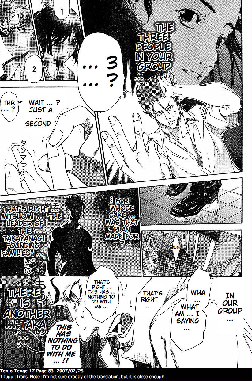 Halaman dari Tenjou Tenge Chapter 102
