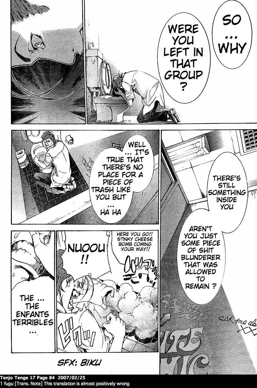 Halaman dari Tenjou Tenge Chapter 102