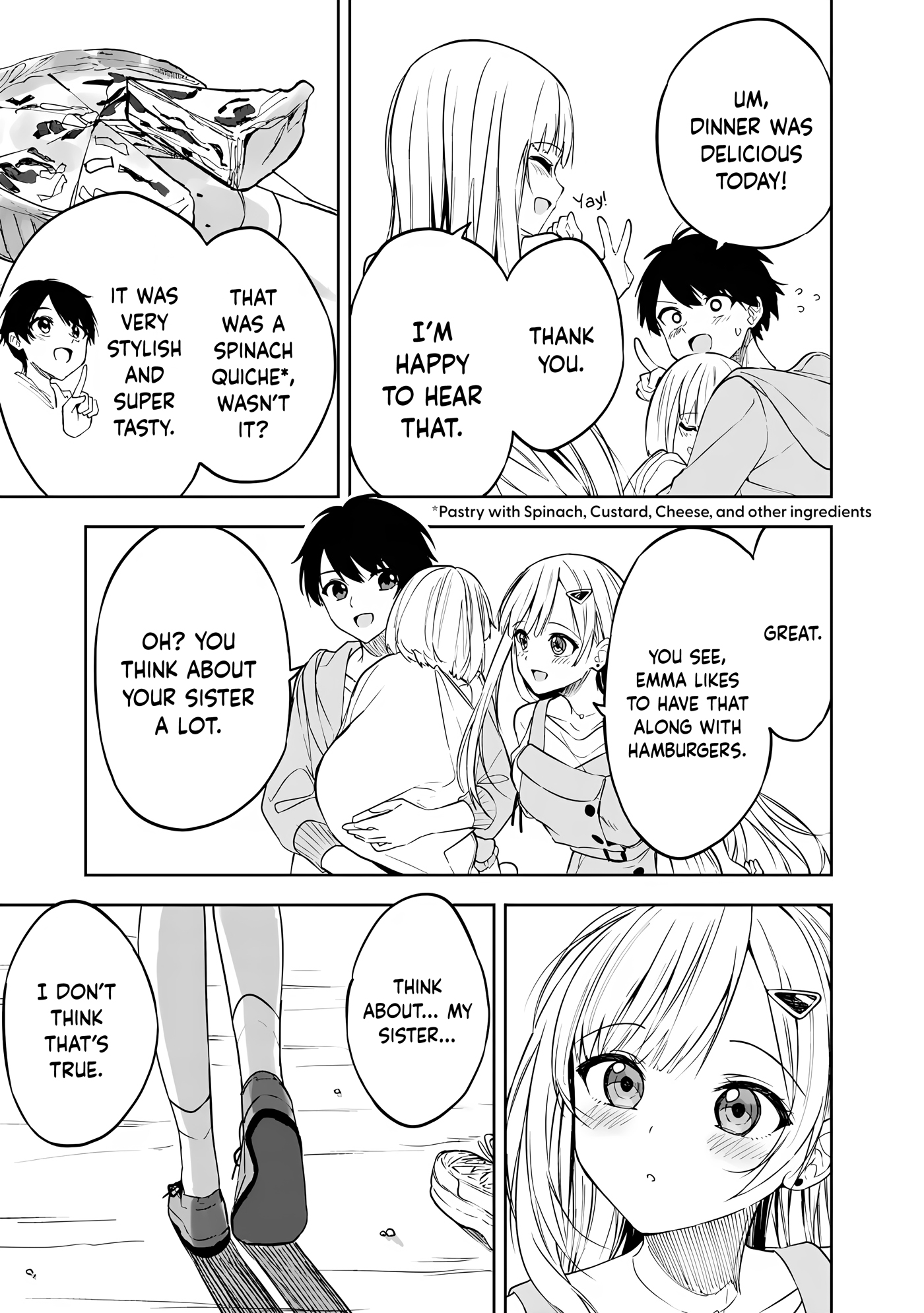 Halaman dari Maigo ni Natteita Youjo wo Tasuketara, Otonari ni Sumu Bishoujo Ryuugakusei ga Ie ni Asobi ni Kuru You ni Natta Ken ni Tsuite Chapter 8