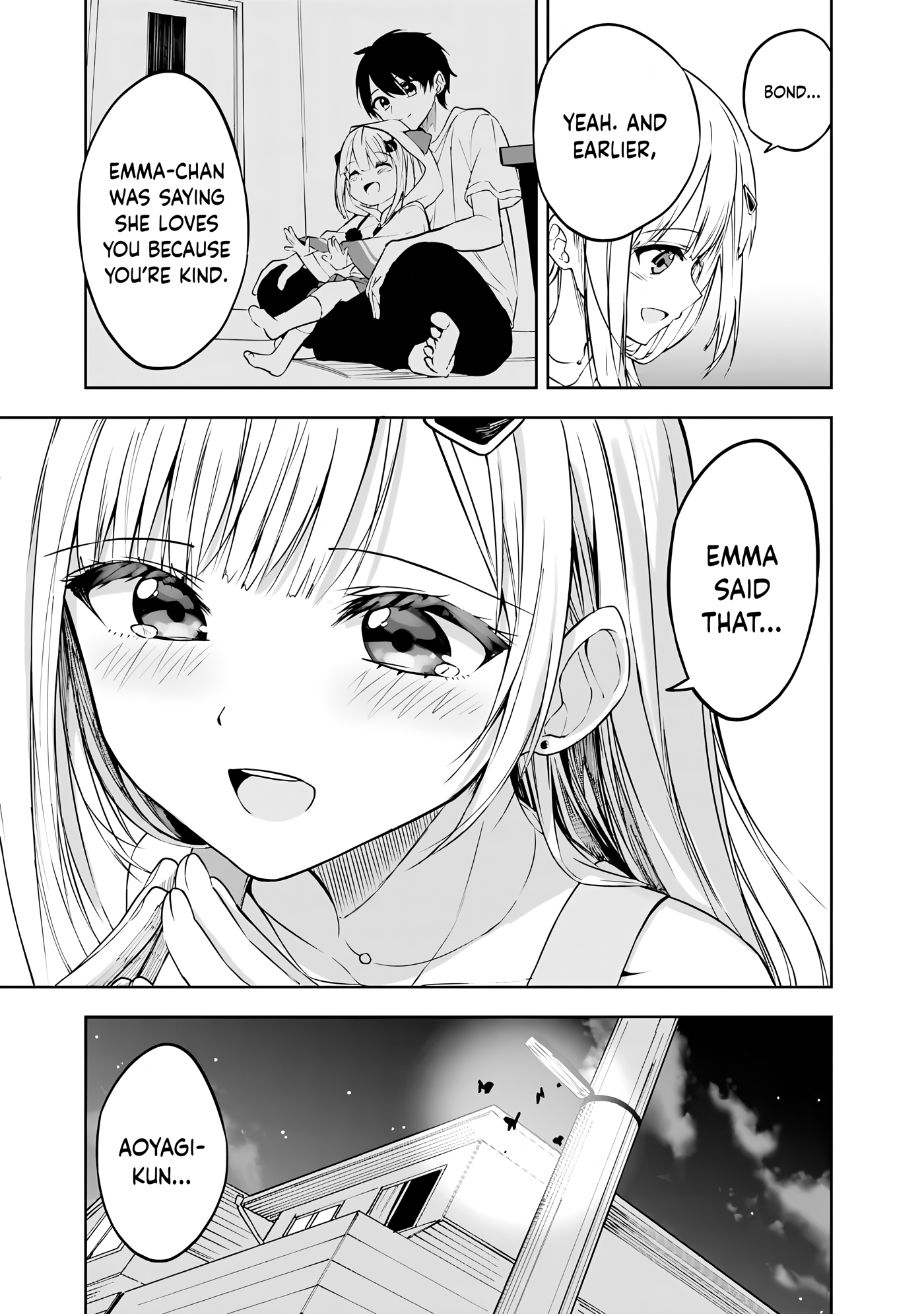 Halaman dari Maigo ni Natteita Youjo wo Tasuketara, Otonari ni Sumu Bishoujo Ryuugakusei ga Ie ni Asobi ni Kuru You ni Natta Ken ni Tsuite Chapter 8