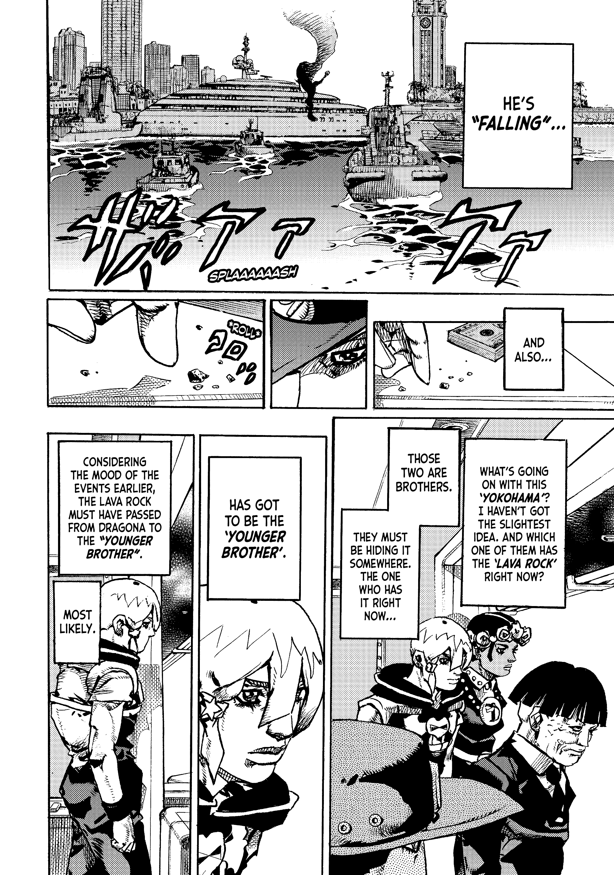 Halaman dari JoJo's Bizarre Adventure, Part 9:  The JOJOLands Chapter 27