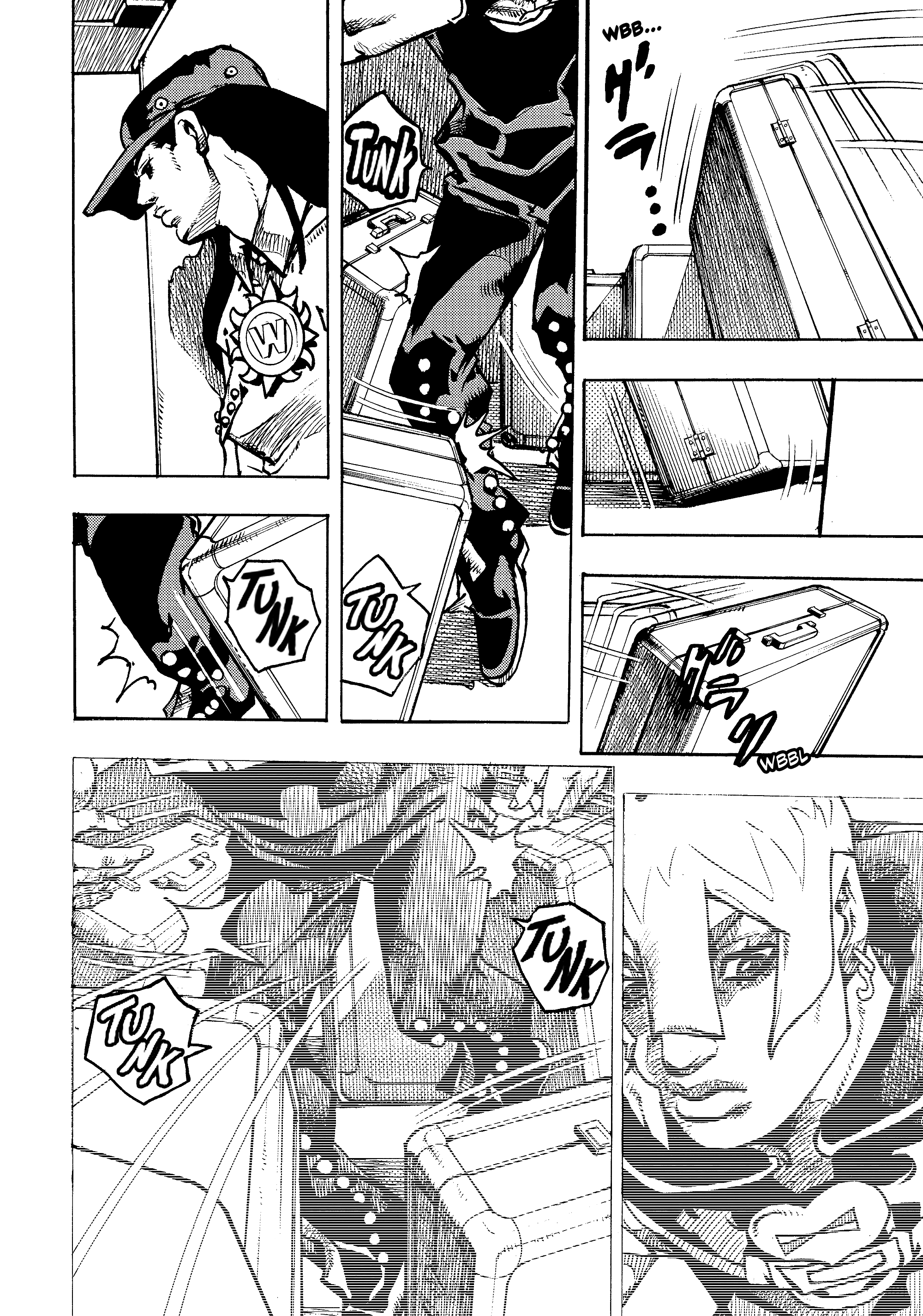 Halaman dari JoJo's Bizarre Adventure, Part 9:  The JOJOLands Chapter 27