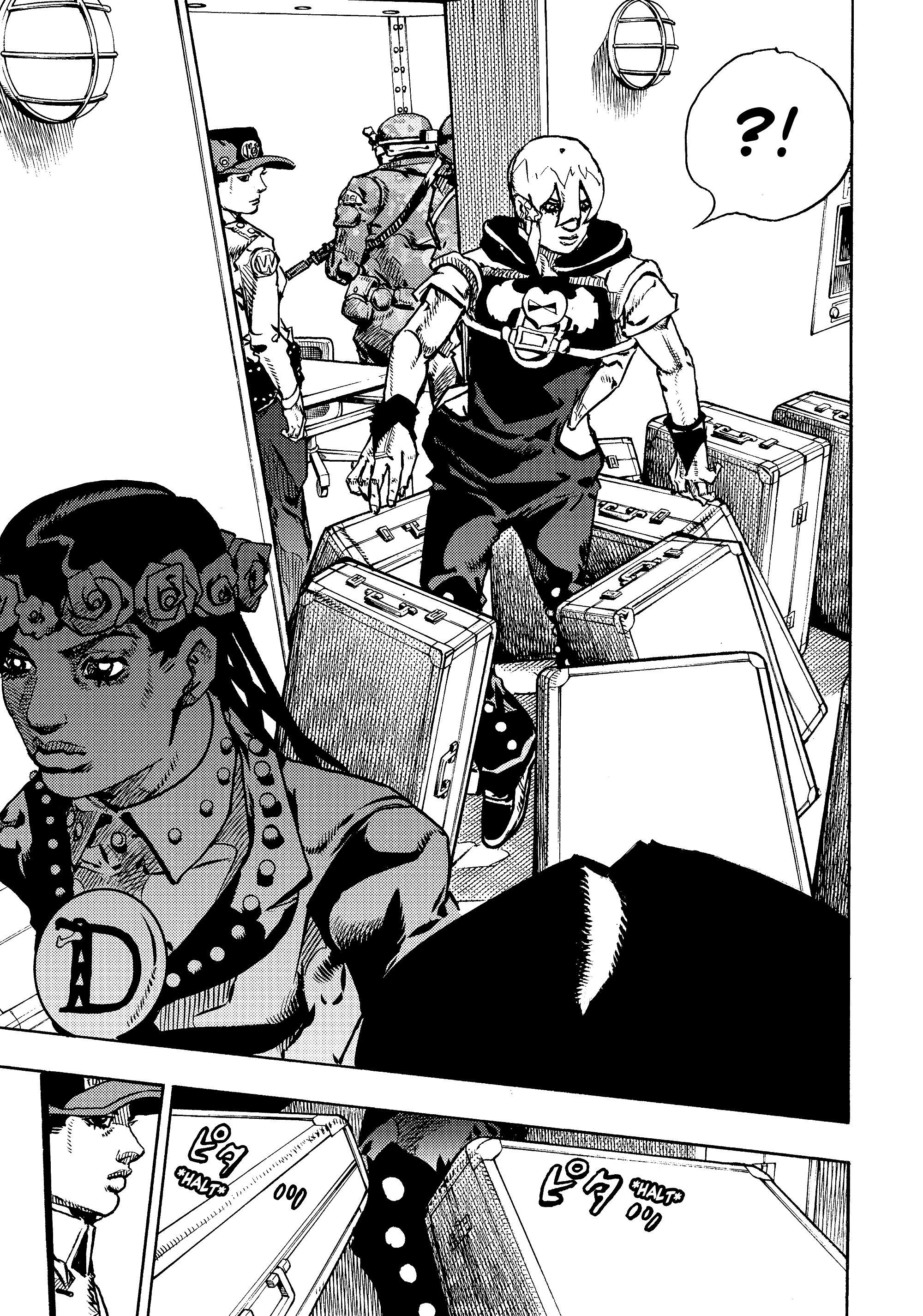 Halaman dari JoJo's Bizarre Adventure, Part 9:  The JOJOLands Chapter 27