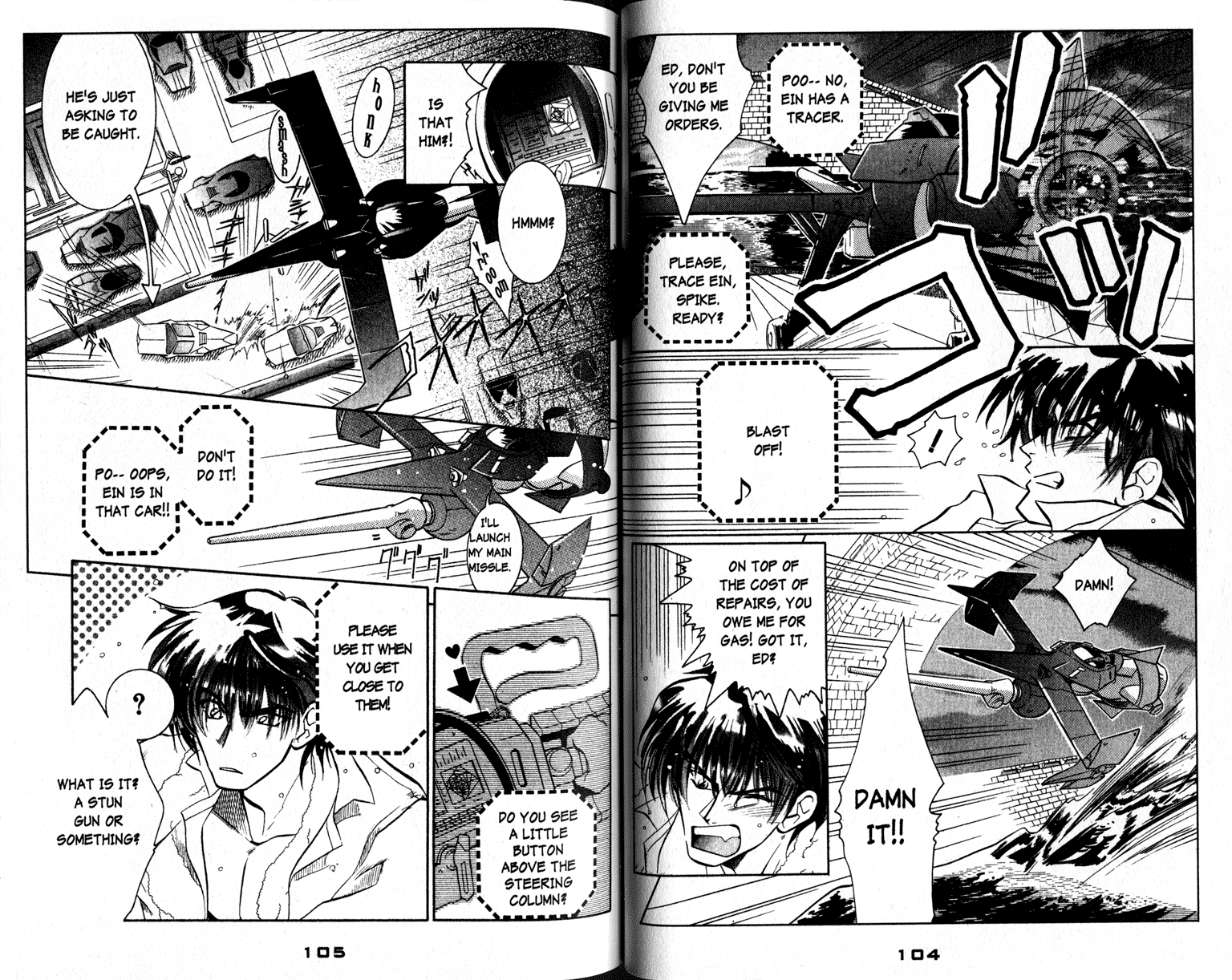 Halaman dari Cowboy Bebop Shooting Star Chapter 3