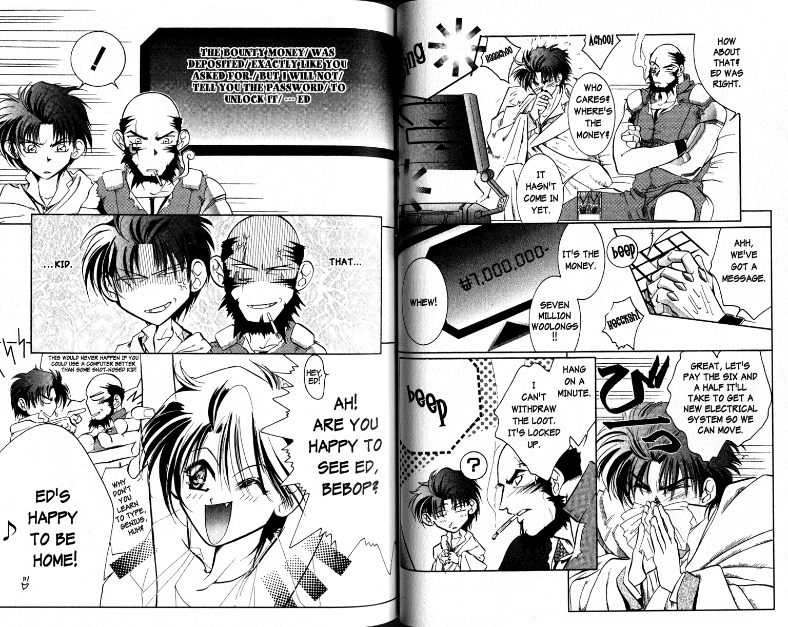 Halaman dari Cowboy Bebop Shooting Star Chapter 3