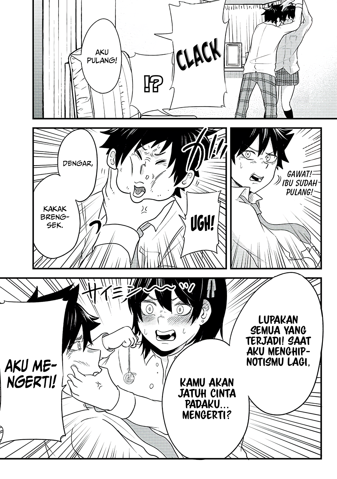 Mainichi Shine Shine Itte Kuru Gimai ga, Ore ga Neteiru Suki ni Saiminjutsu de Horesaseyou toshite Kuru n desu kedo......! Chapter 2 - halaman 19