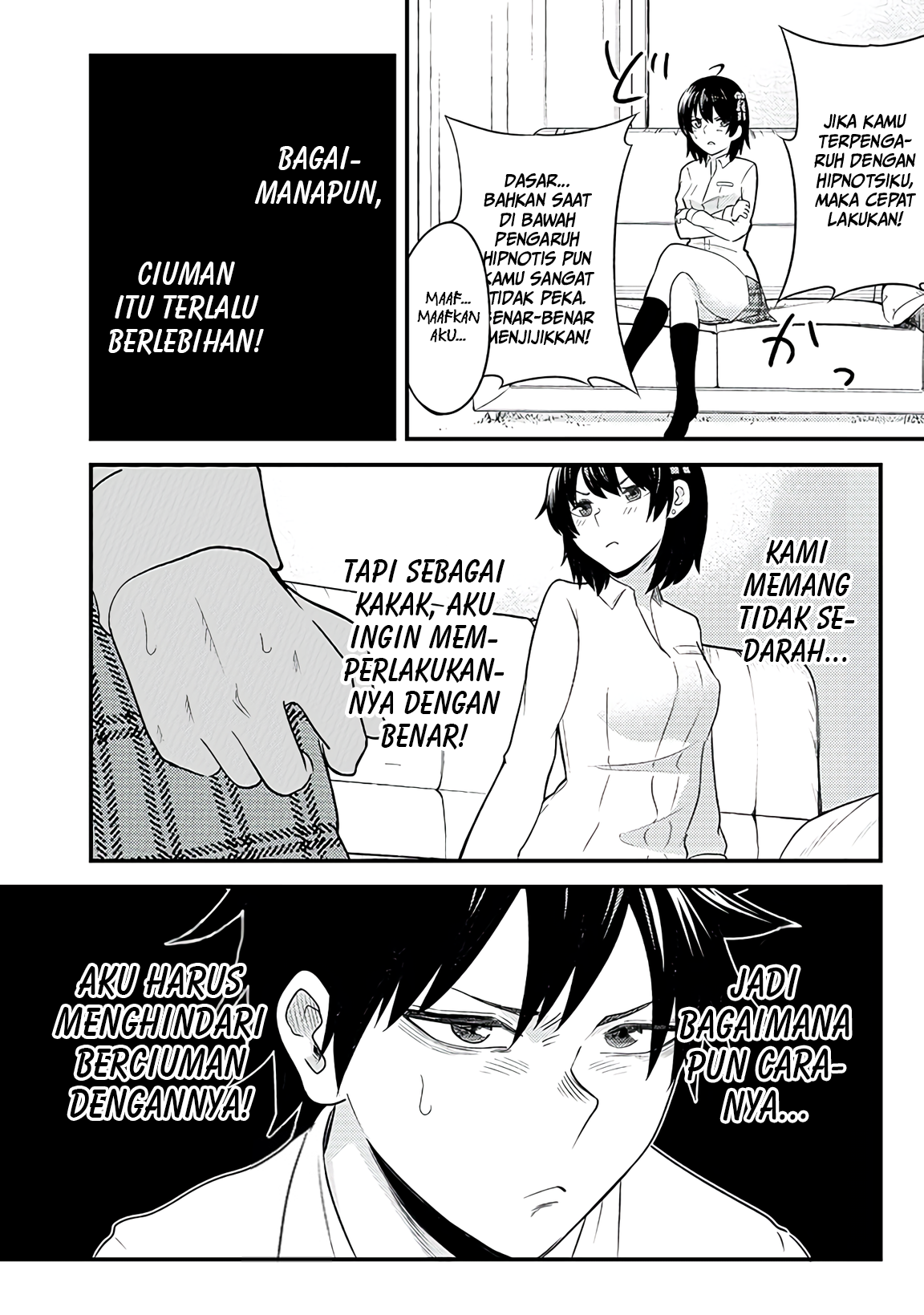 Mainichi Shine Shine Itte Kuru Gimai ga, Ore ga Neteiru Suki ni Saiminjutsu de Horesaseyou toshite Kuru n desu kedo......! Chapter 2 - halaman 5