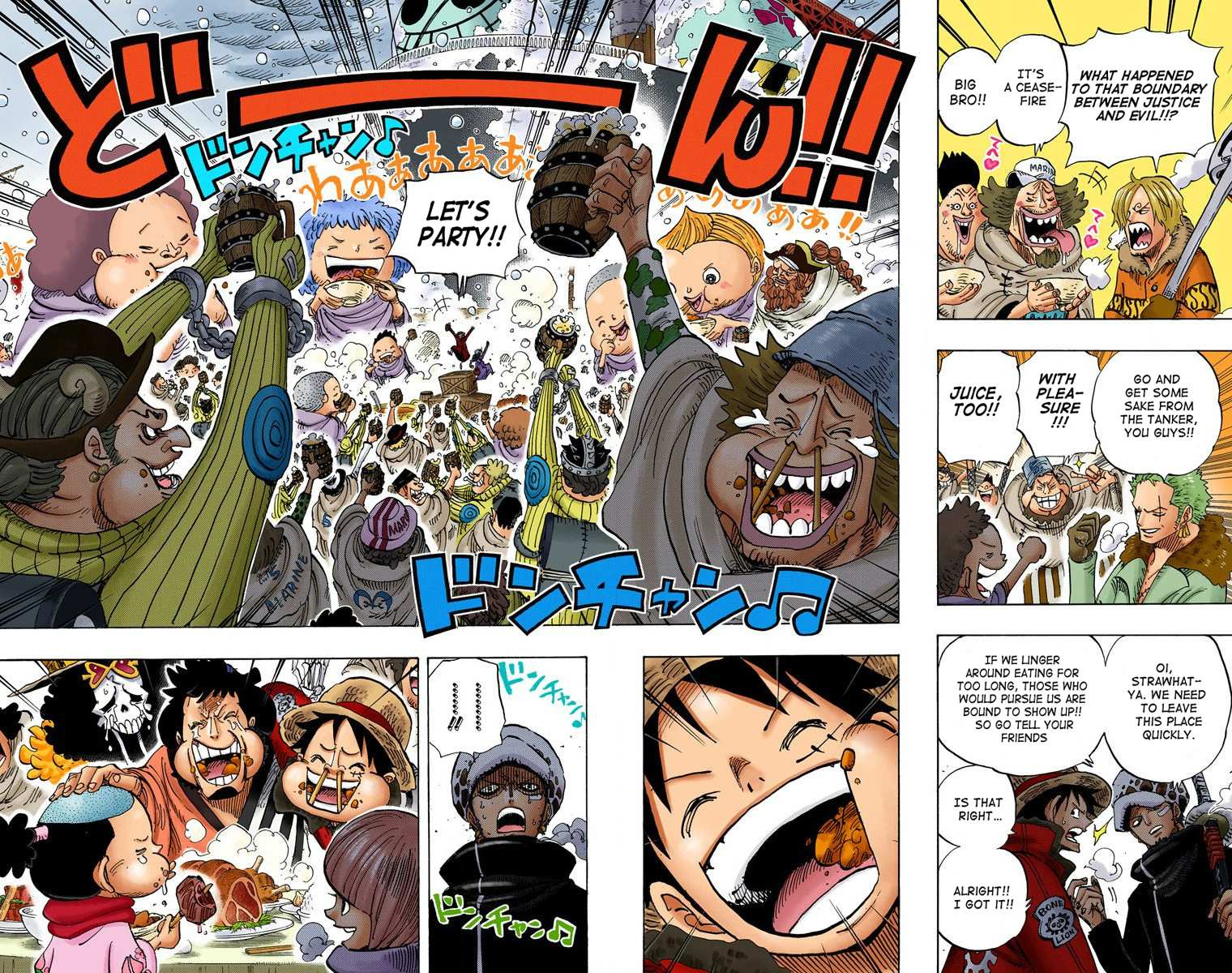Halaman dari One Piece (Official Colored) Chapter 696