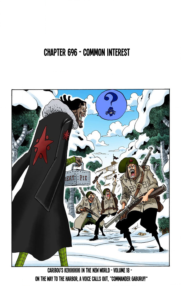Halaman dari One Piece (Official Colored) Chapter 696