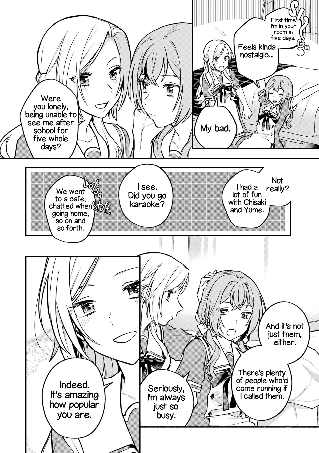 Halaman dari Onna Doushi toka Arienai desho to Iiharu Onnanoko wo, Hyakunichikan de Tetteiteki ni Otosu Yuri no Ohanashi Chapter 8