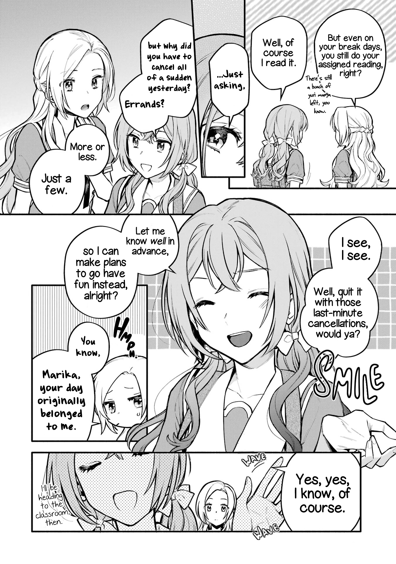 Halaman dari Onna Doushi toka Arienai desho to Iiharu Onnanoko wo, Hyakunichikan de Tetteiteki ni Otosu Yuri no Ohanashi Chapter 8