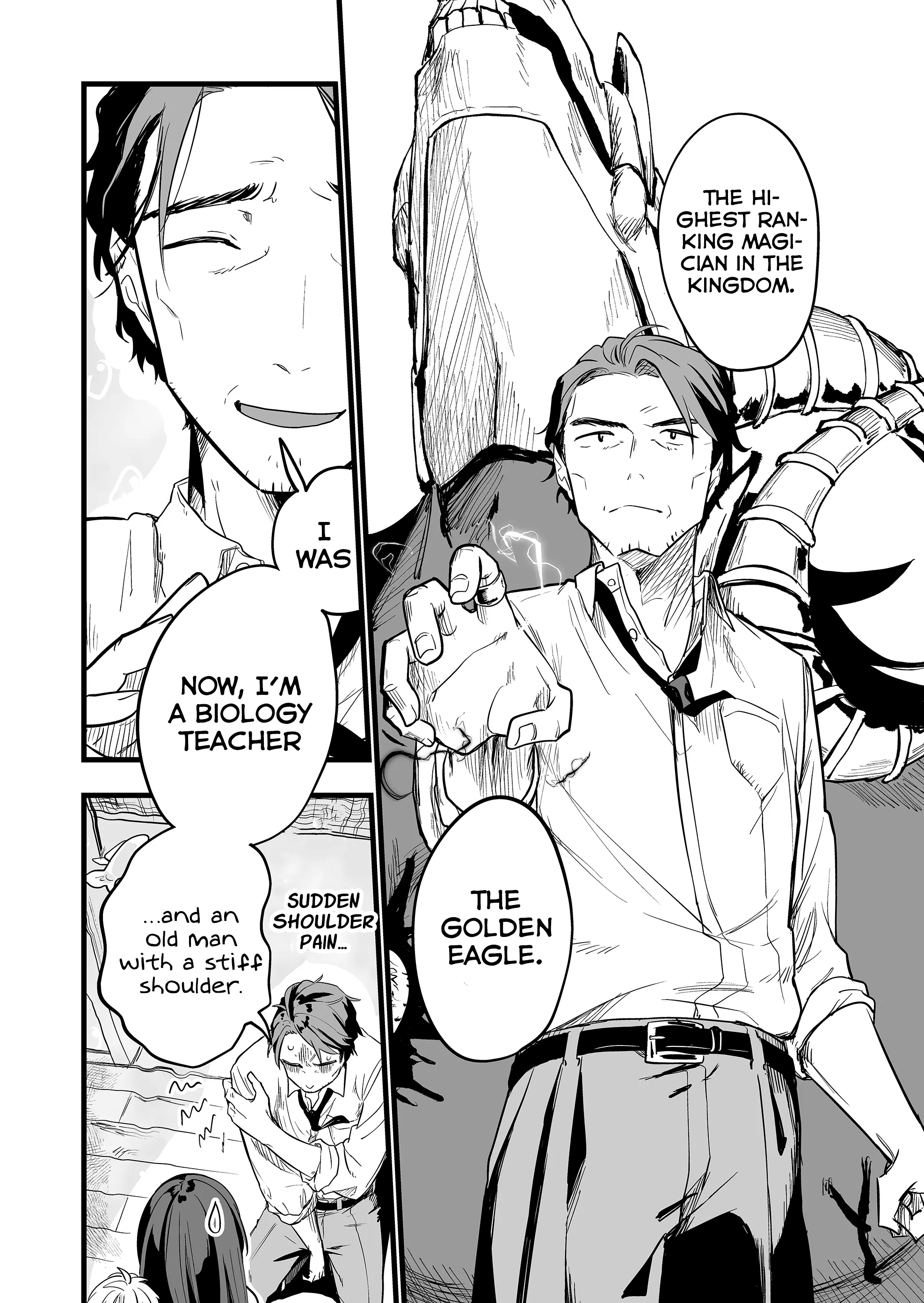 Halaman dari "Ano Toki Tasukete Itadaita Monster Musume desu." Isekai Ossan Kyoushi Totsuzen no Moteki ni Konwaku suru Chapter 5