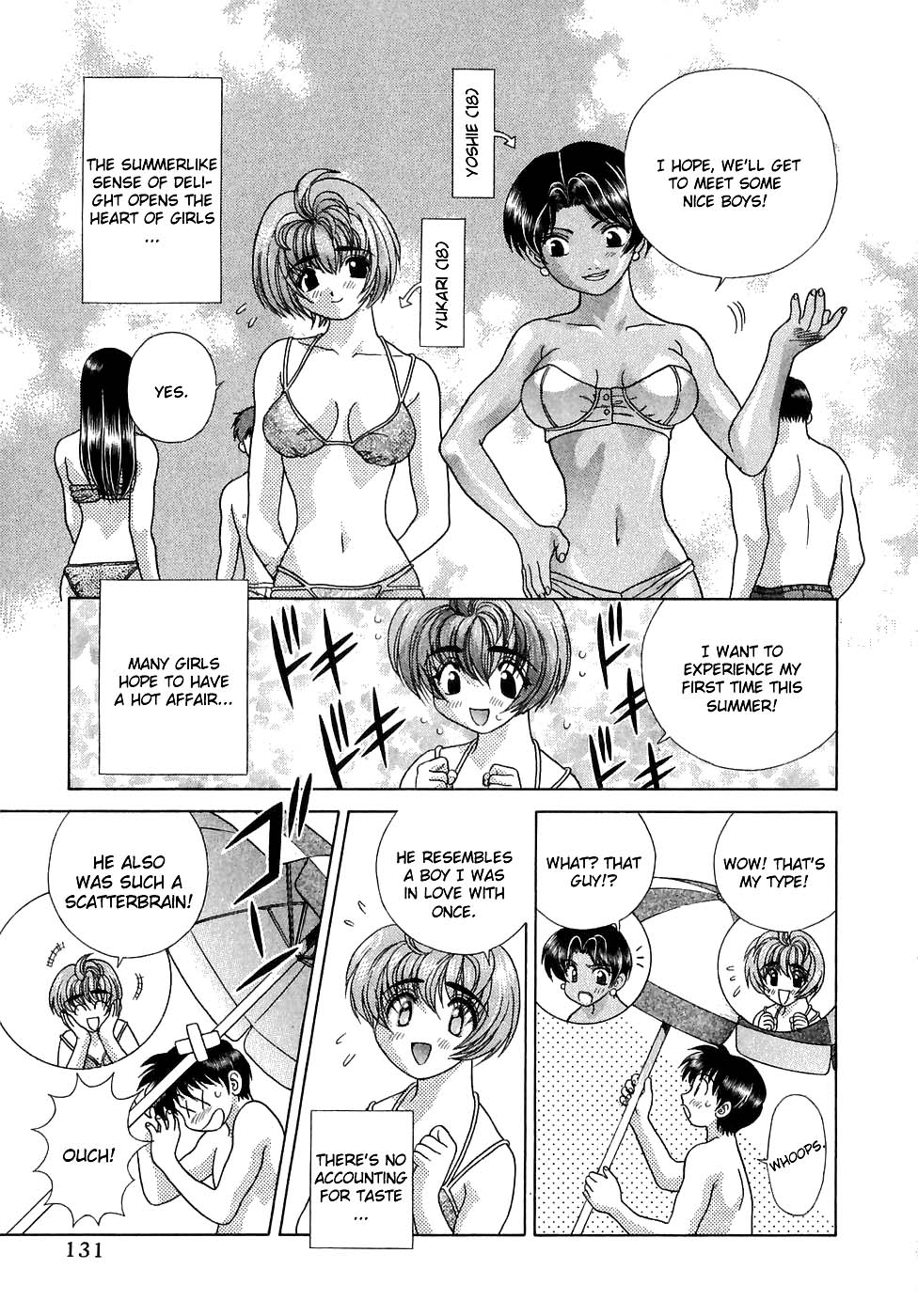 Halaman dari Futari Ecchi Chapter 129
