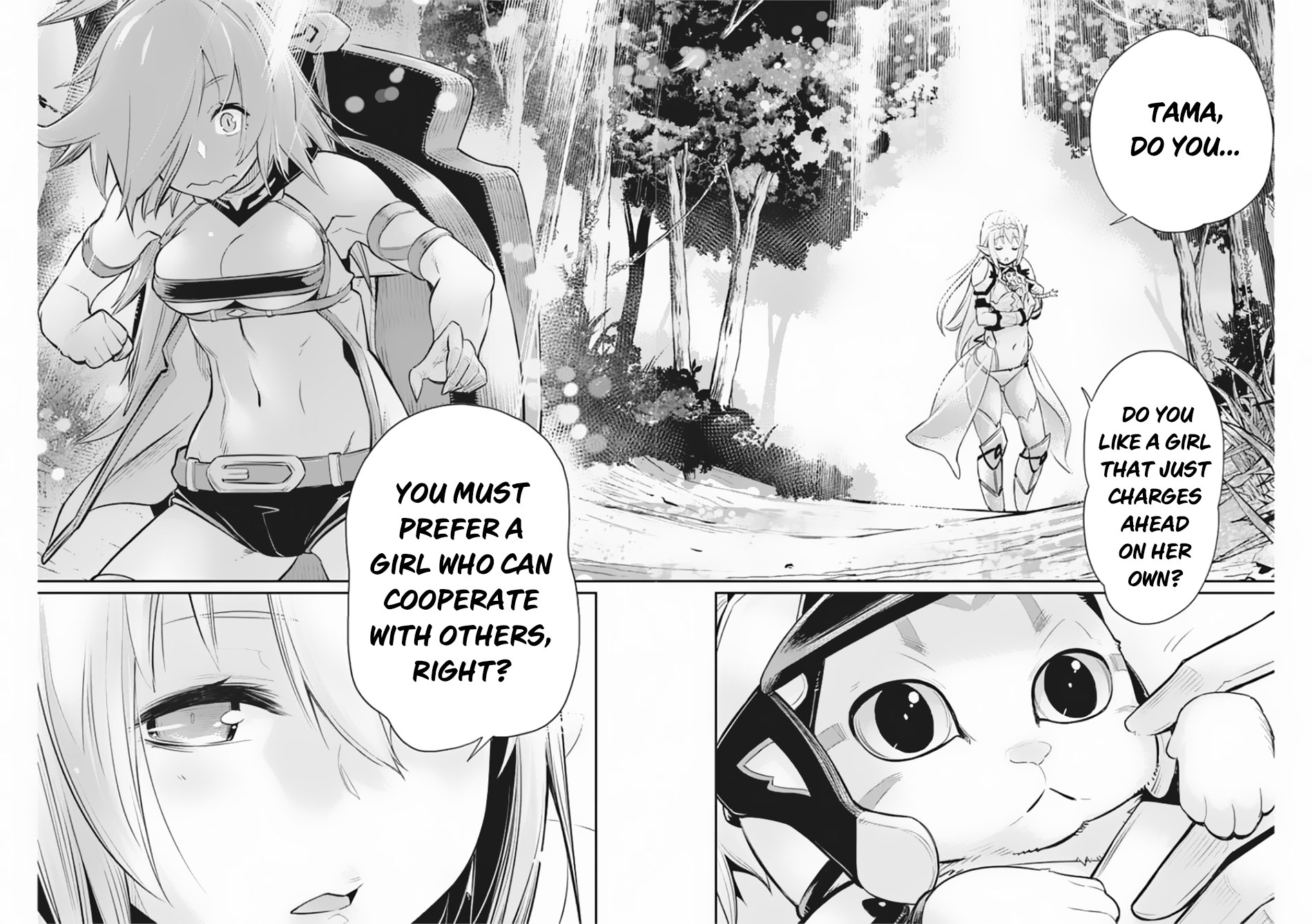 Halaman dari S-Rank Monster no "Behemoth" Dakedo, Neko to Machigawarete Elf Musume no Pet to Shite Kurashitemasu Chapter 28