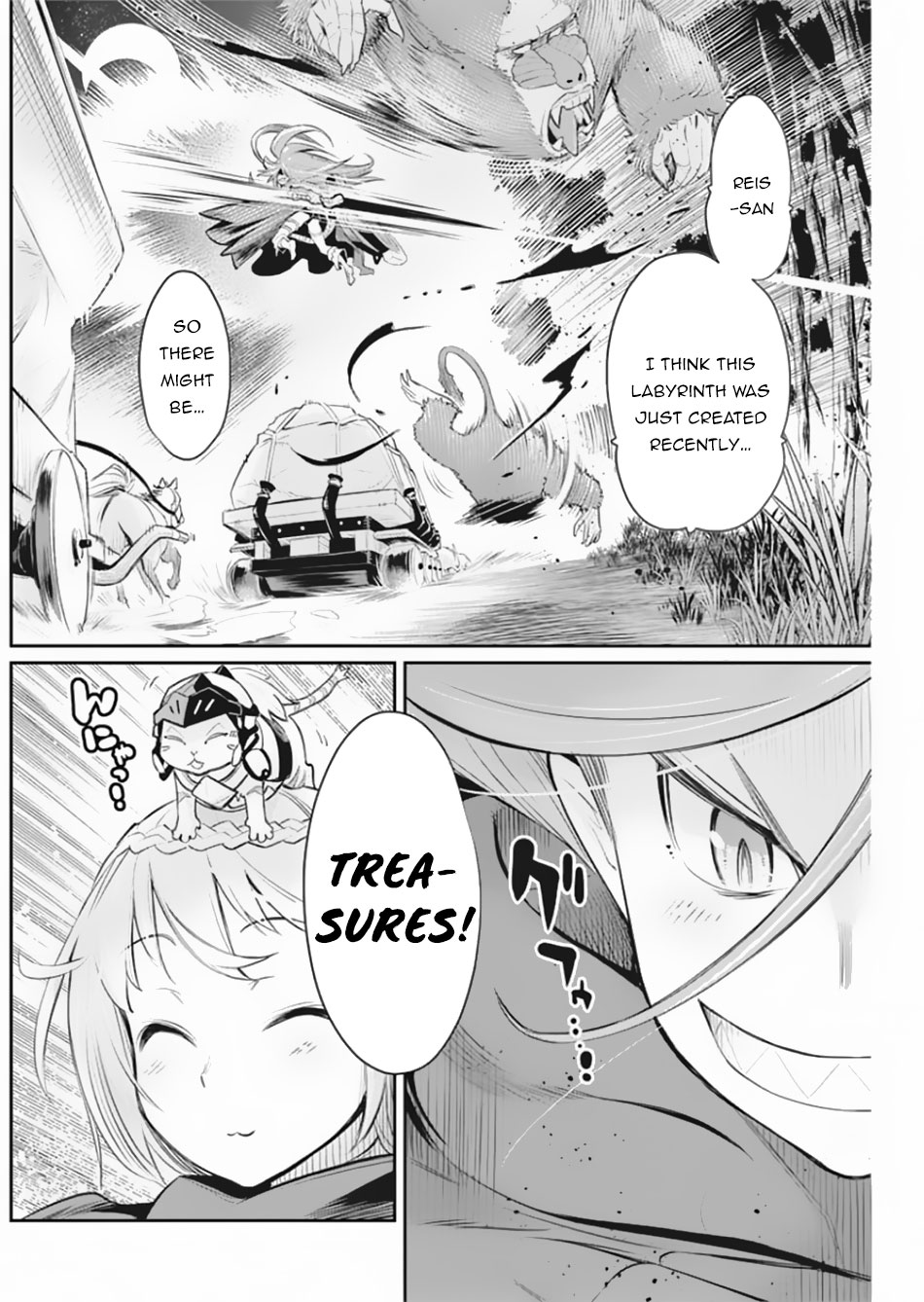 Halaman dari S-Rank Monster no "Behemoth" Dakedo, Neko to Machigawarete Elf Musume no Pet to Shite Kurashitemasu Chapter 28