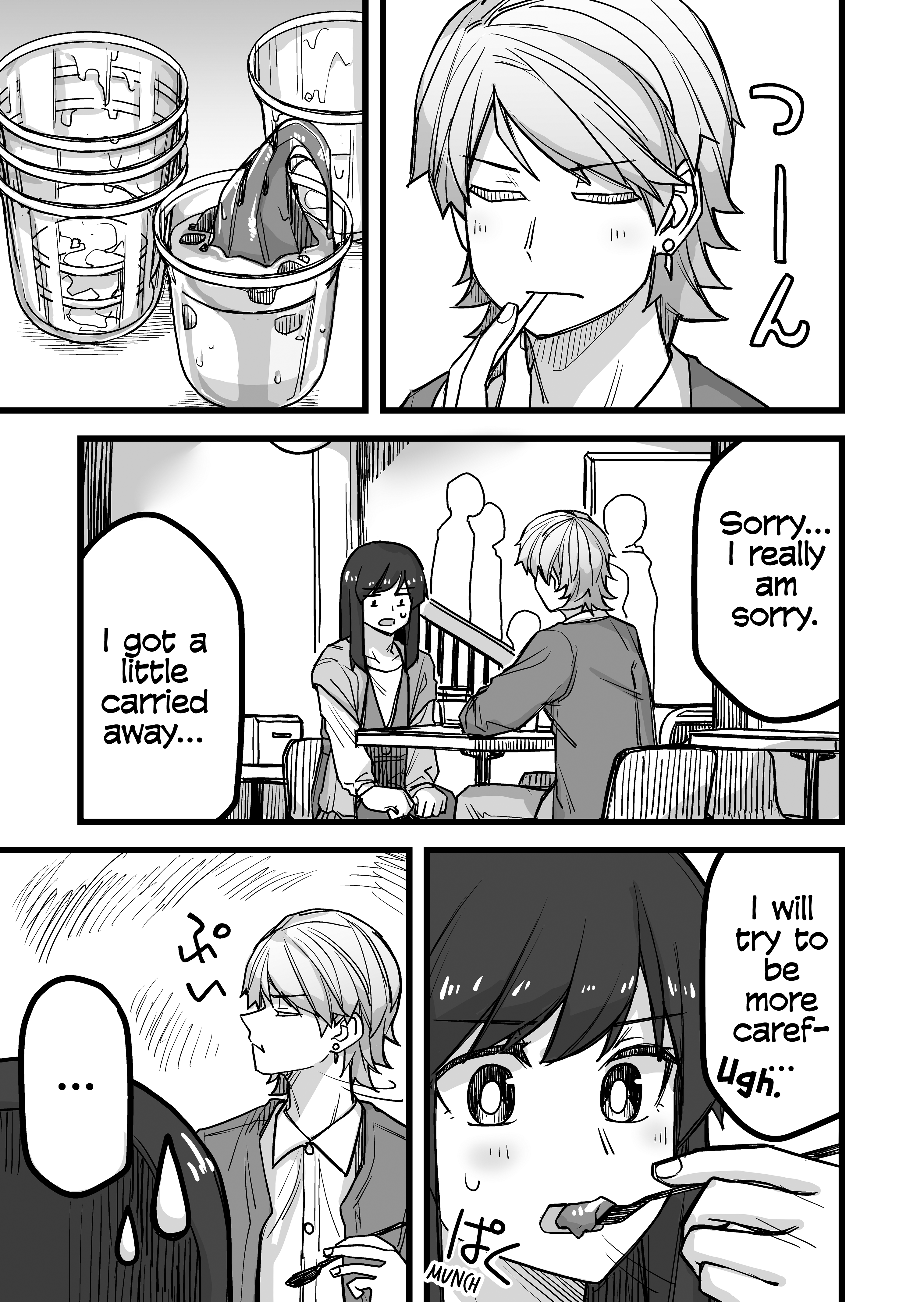 Halaman dari Ikemen Joshi to Josou Danshi Chapter 42