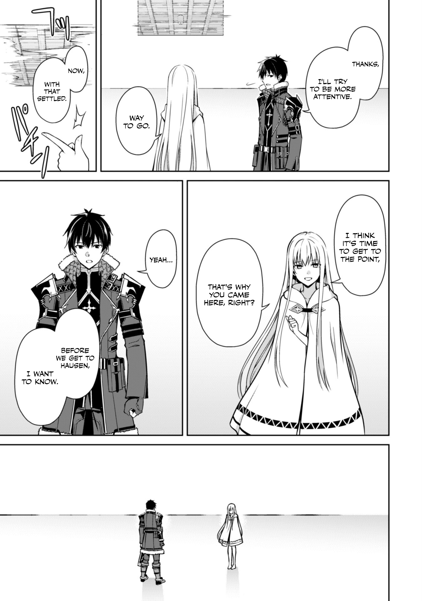 Halaman dari Boushoku no Berserk ~Ore dake Level to Iu Gainen wo Toppa suru~ Chapter 56