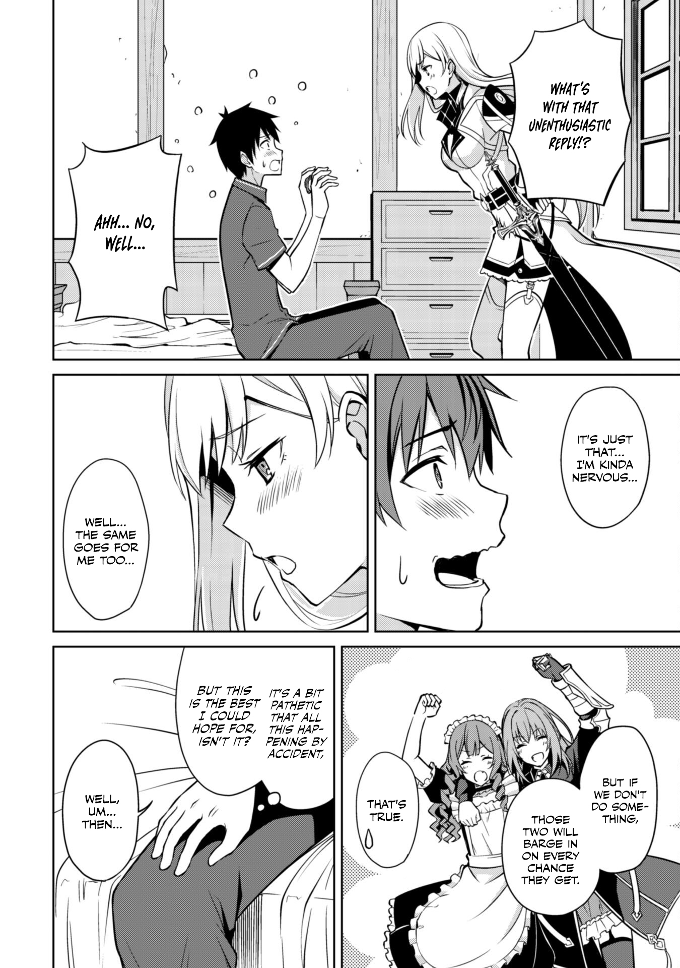 Halaman dari Boushoku no Berserk ~Ore dake Level to Iu Gainen wo Toppa suru~ Chapter 56