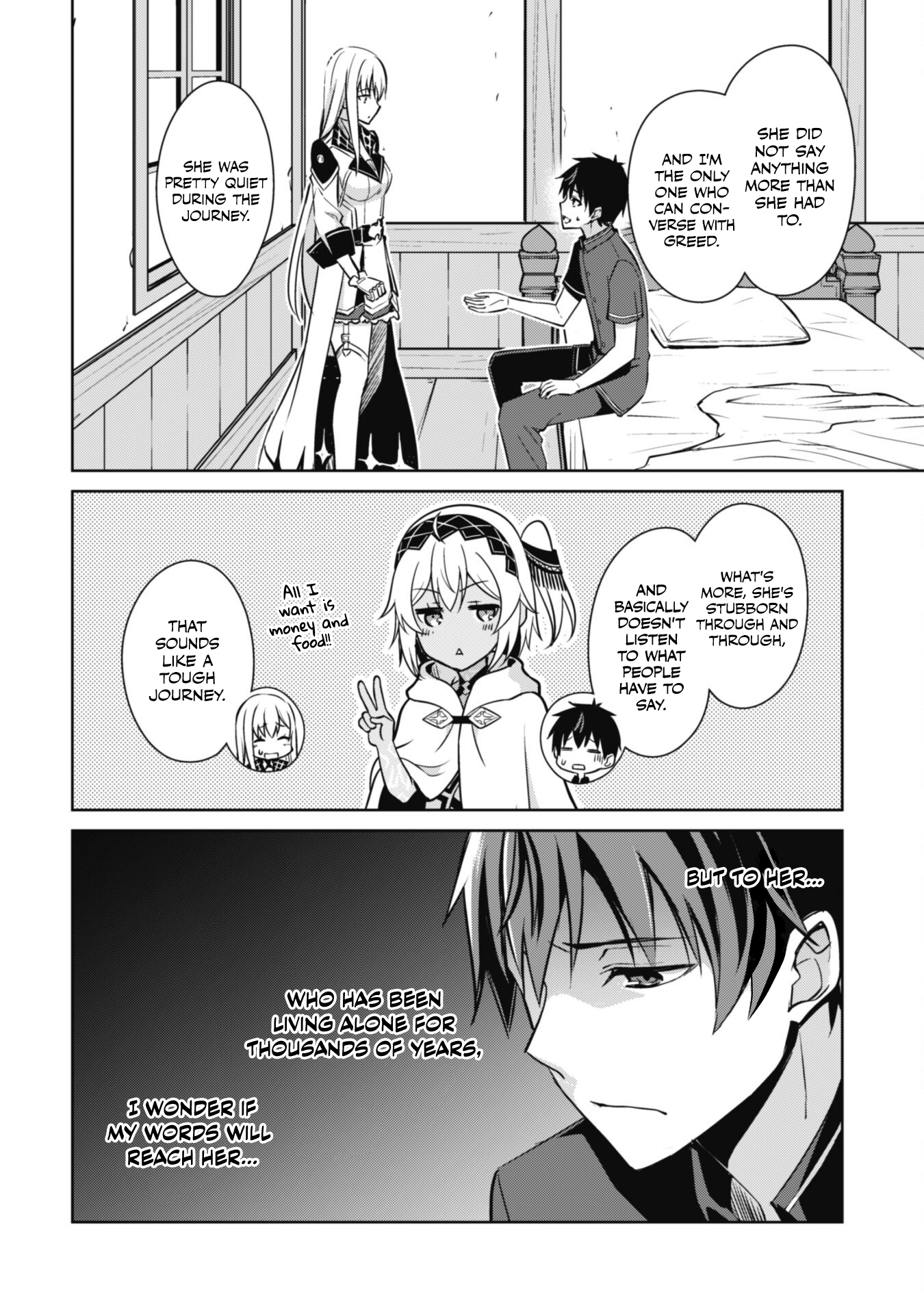 Halaman dari Boushoku no Berserk ~Ore dake Level to Iu Gainen wo Toppa suru~ Chapter 56