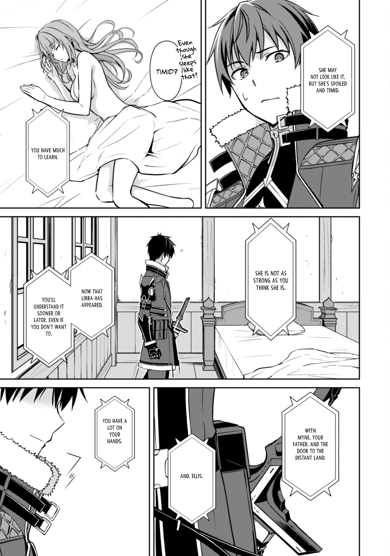 Halaman dari Boushoku no Berserk ~Ore dake Level to Iu Gainen wo Toppa suru~ Chapter 56