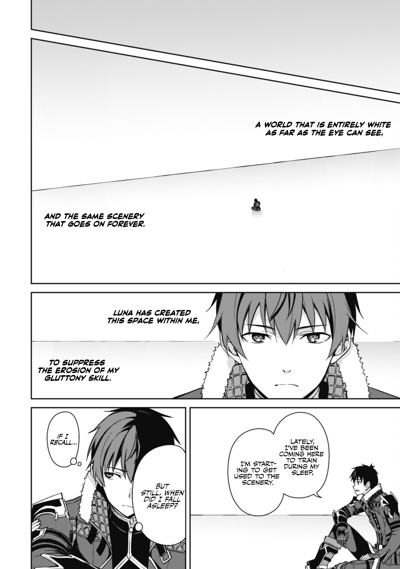 Halaman dari Boushoku no Berserk ~Ore dake Level to Iu Gainen wo Toppa suru~ Chapter 56