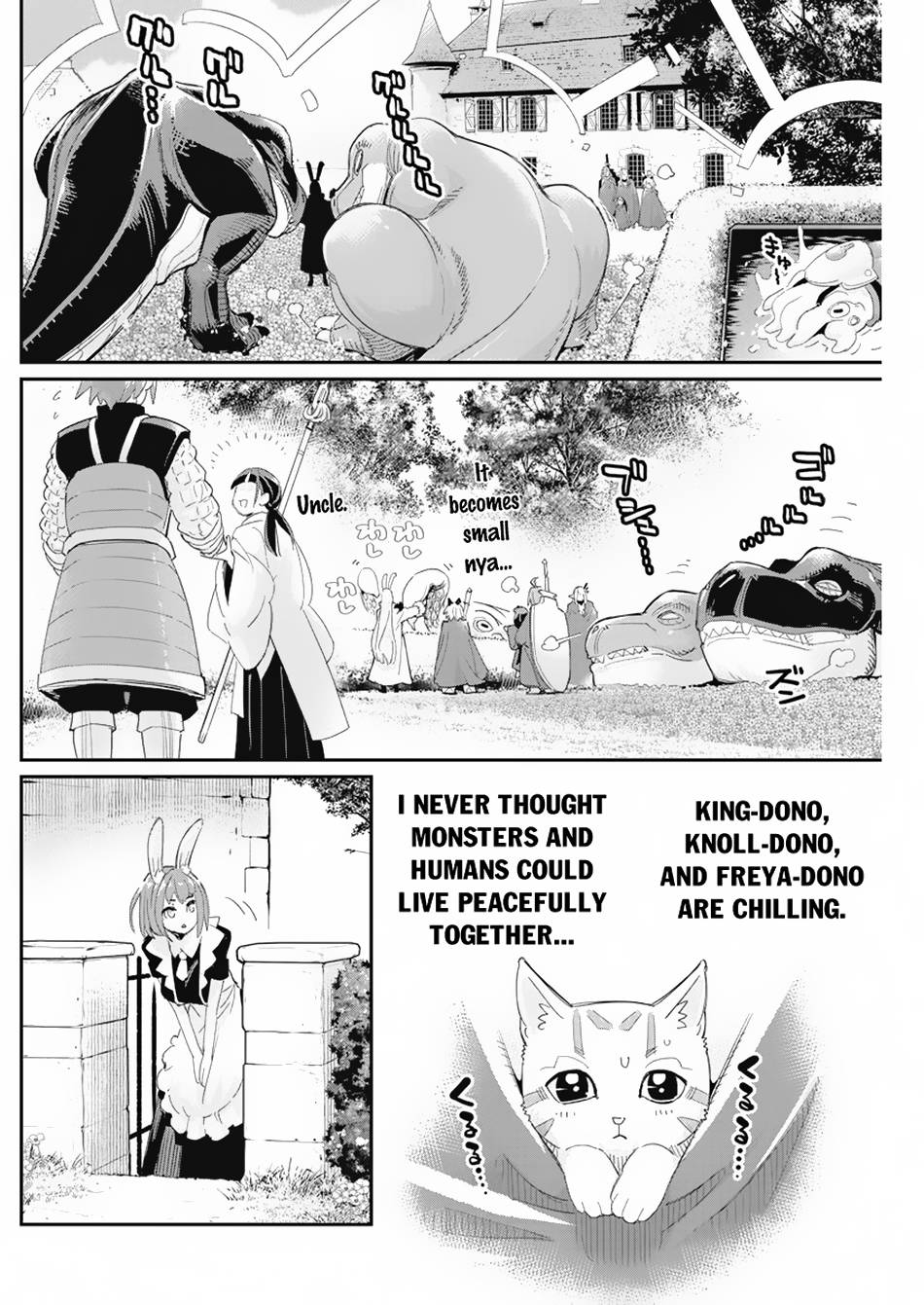 Halaman dari S-Rank Monster no "Behemoth" Dakedo, Neko to Machigawarete Elf Musume no Pet to Shite Kurashitemasu Chapter 63